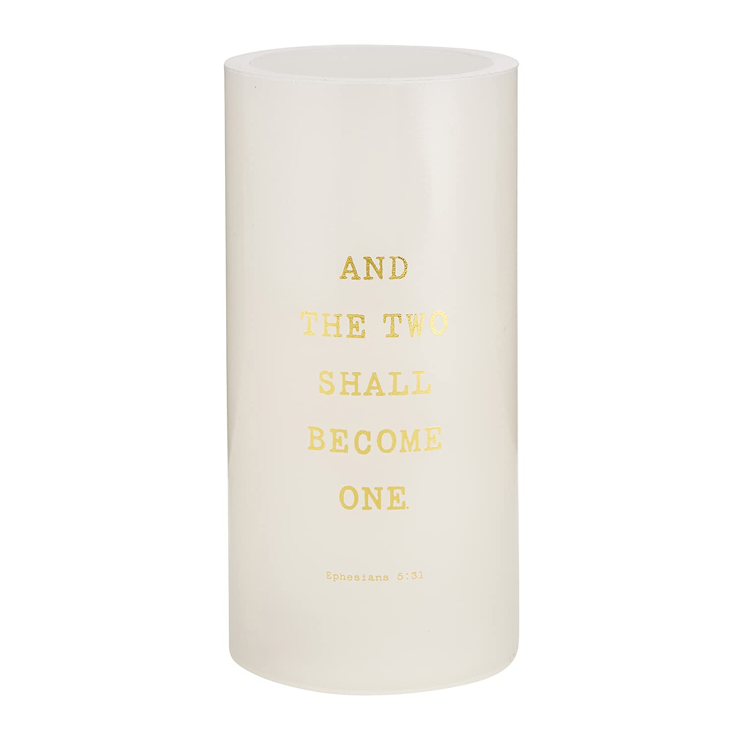 Faithworks Flameless LED Candles - Battery Operated Pillar Candles with 6-Hour Timer, Medium Size, Warm White Glow - Perfect for Home Decor, Weddings, Relaxation & Romantic Ambiance