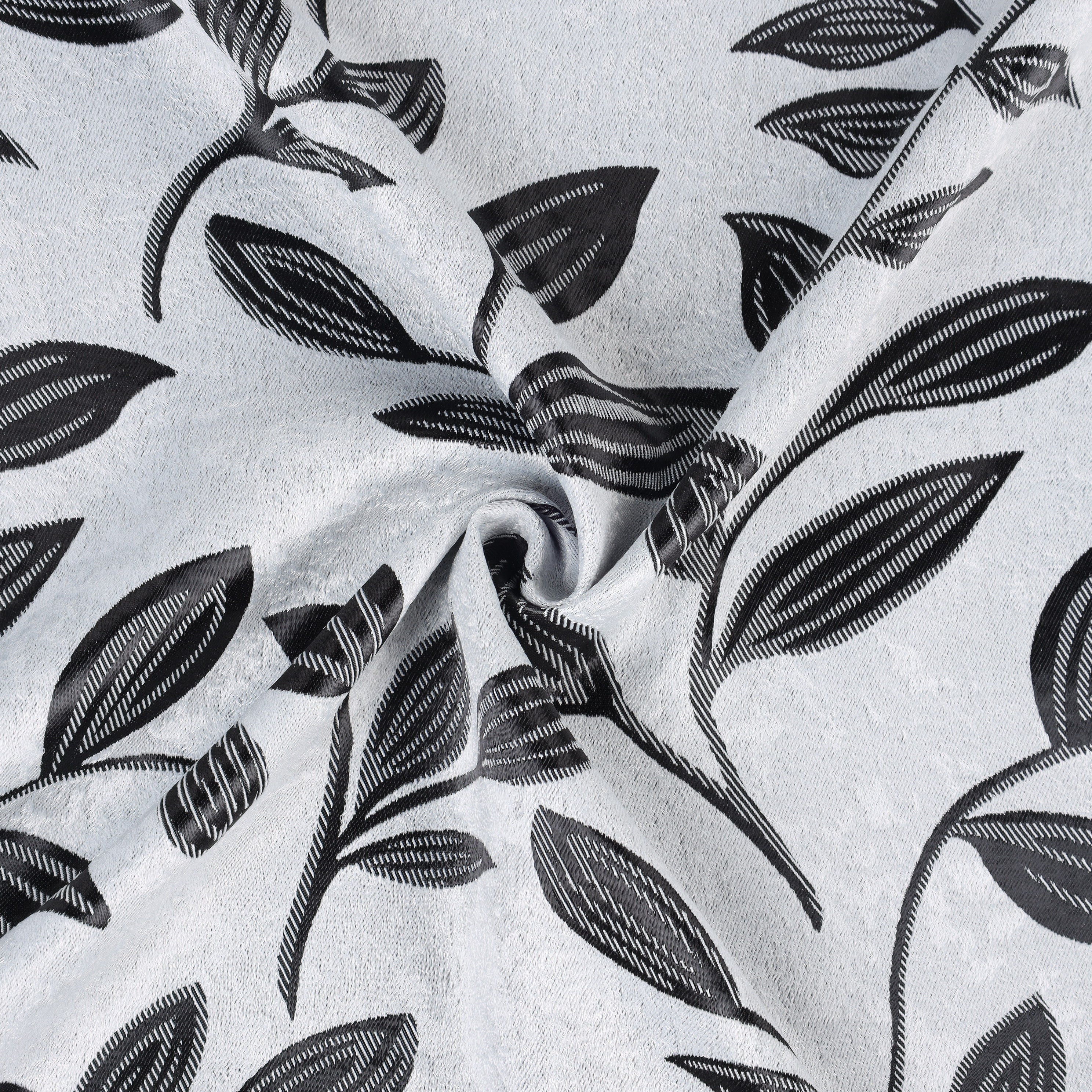 Leaves Grommet Blackout Curtains Set of 2 - Thermal Insulated Room Darkening Drapes for Bedroom & Living Room - Noise Reducing Window Treatment for Home Decor