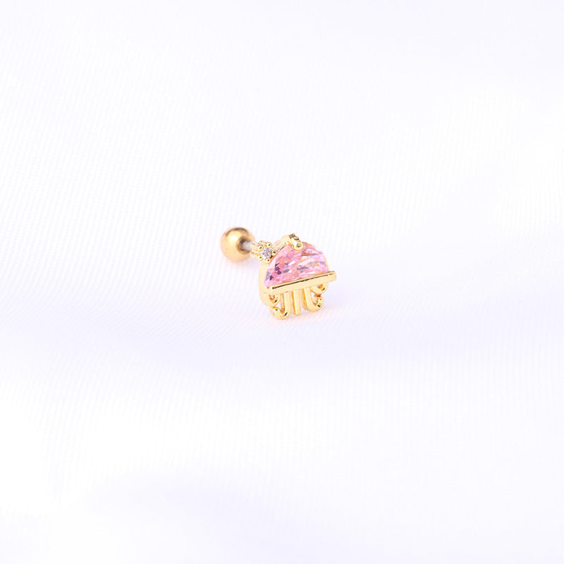 20G Cartilage Tiny Stud Earrings - Cute Ocean Animal Earrings (Dolphin, Starfish, Turtle) | Hypoallergenic Stainless Steel Jewelry for Women - Perfect for Daily Wear, Beach Vacation & Gift Giving