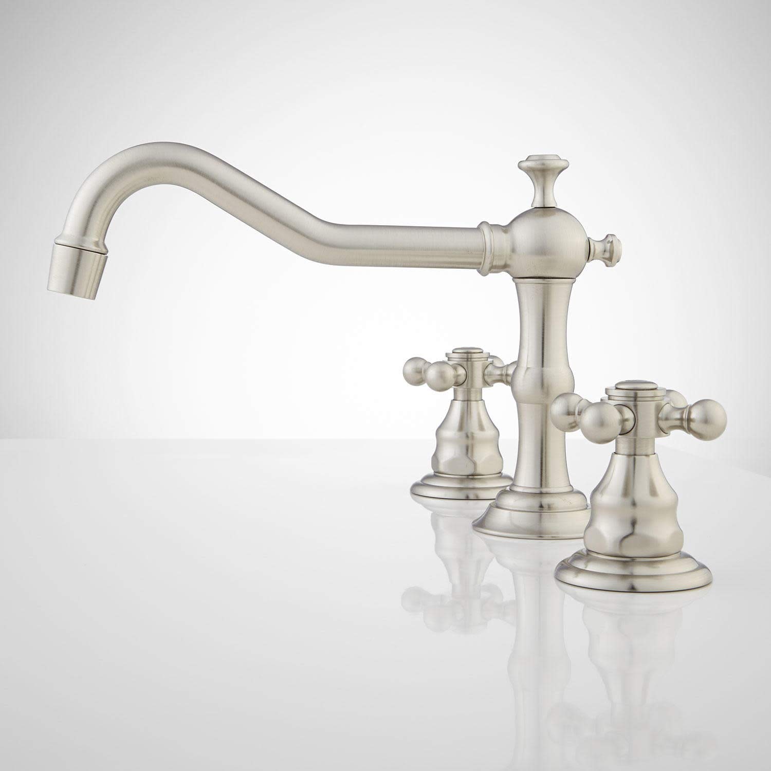 Signature Hardware 437388 Barbour 1.2 GPM Widespread Bathroom Faucet with Pop-up Drain Assembly - Polished Brass - Perfect for Modern Bathroom Renovations and Luxury Home Upgrades