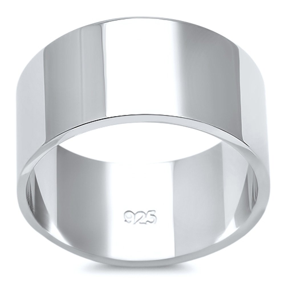 Oxford Diamond Co Solid Sterling Silver Wedding Band Ring for Women & Men - Comfort Fit 2-10mm, Sizes 2-16, 16 Colors - Perfect for Engagements, Anniversaries & Everyday Wear