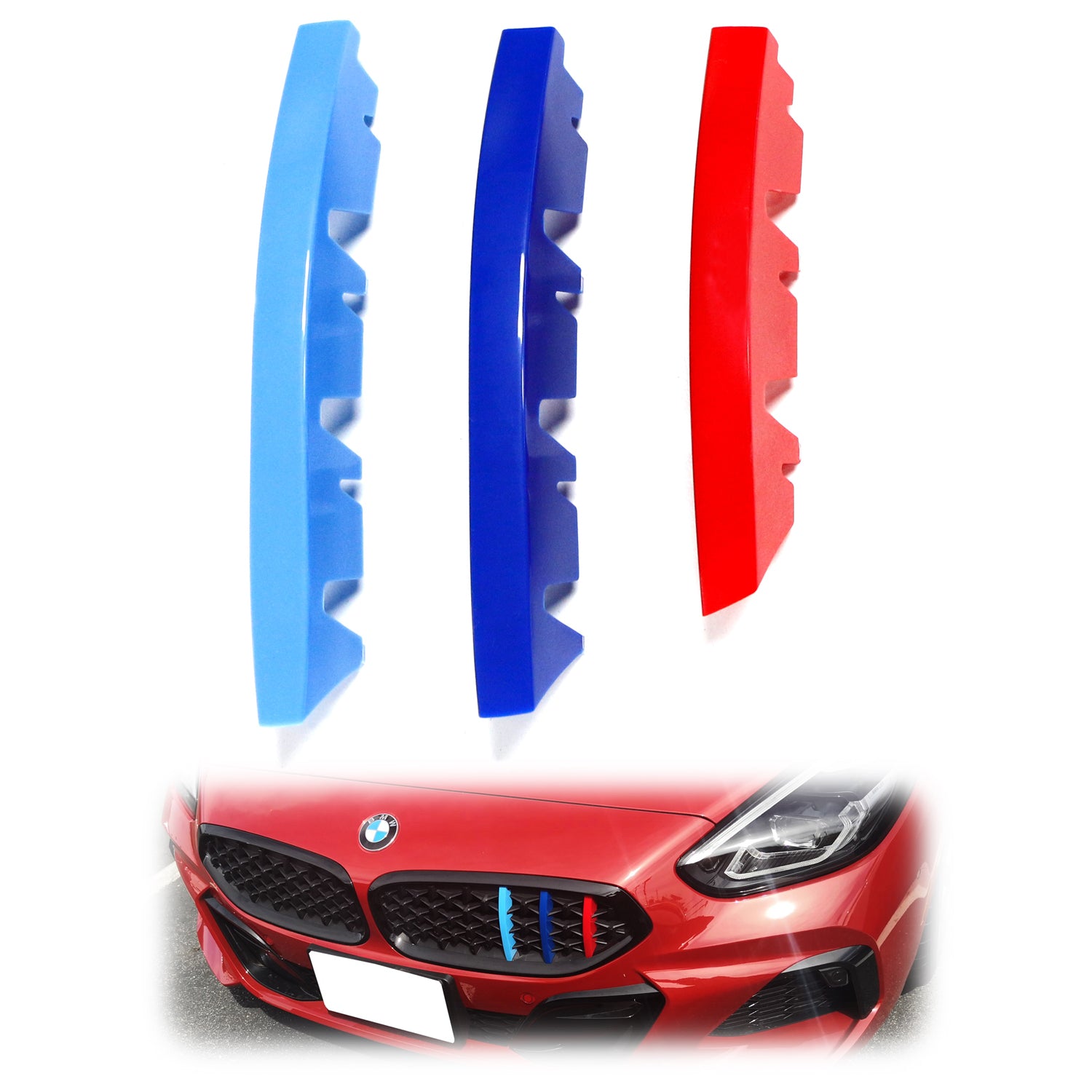 3D Mesh Kidney Grills for 2019-2023 BMW G29 Z4 | ///M Style Colored Grille Insert Trims | Upgrade Your Front Grille for Sporty Look & Enhanced Airflow