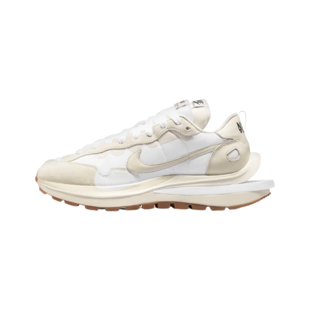Sacai x Nike Vaporwaffle Sneakers - White Sail Gum Colorway - Limited Edition High-Top Running Shoes for Men & Women | Perfect for Streetwear Fashion, Gym Workouts and Casual Outings