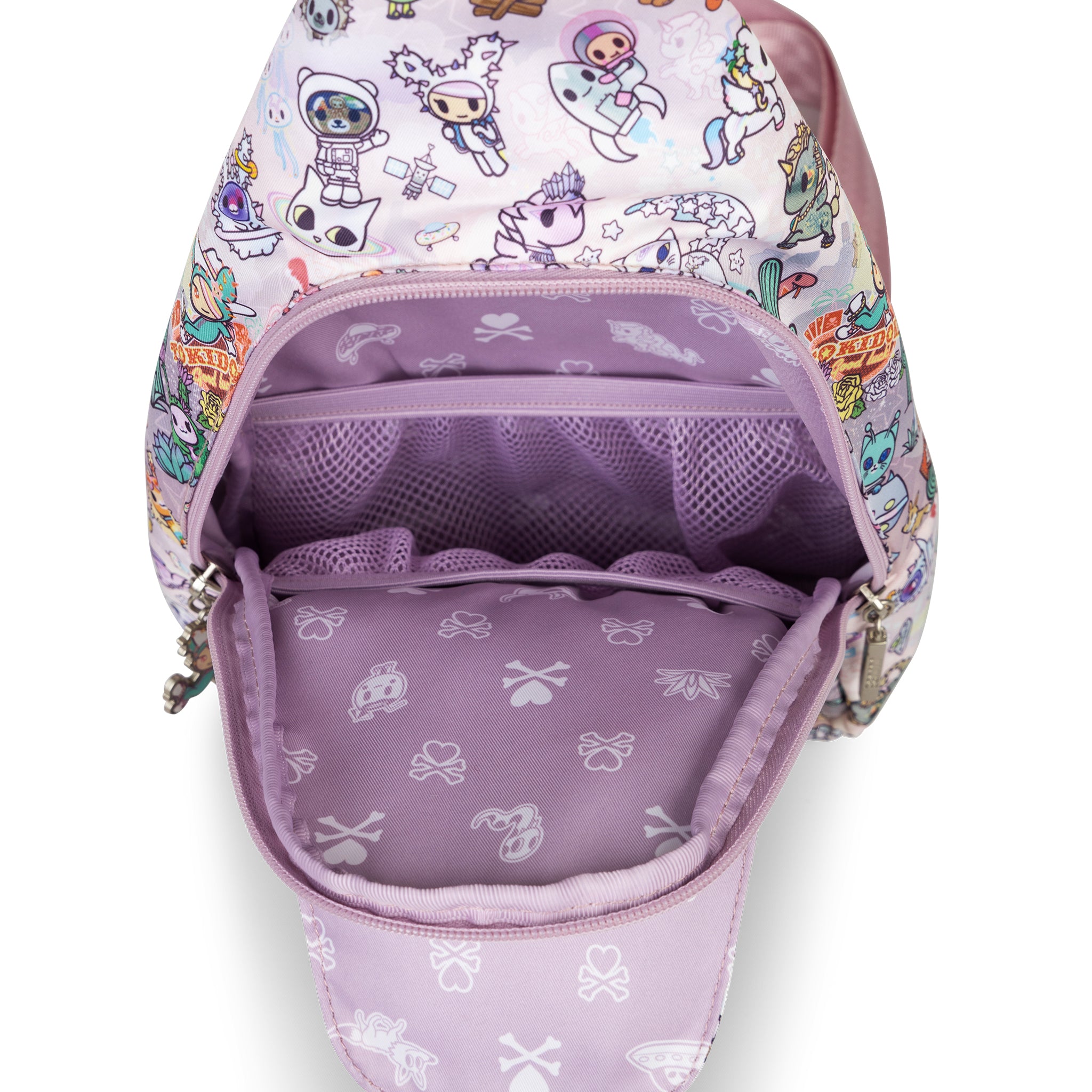 JuJuBe x tokidoki Cosmic Desert Collection - Stylish Diaper Bags & Backpacks for Moms & Travel - Perfect for Baby Care, Work Commute & Weekend Adventures