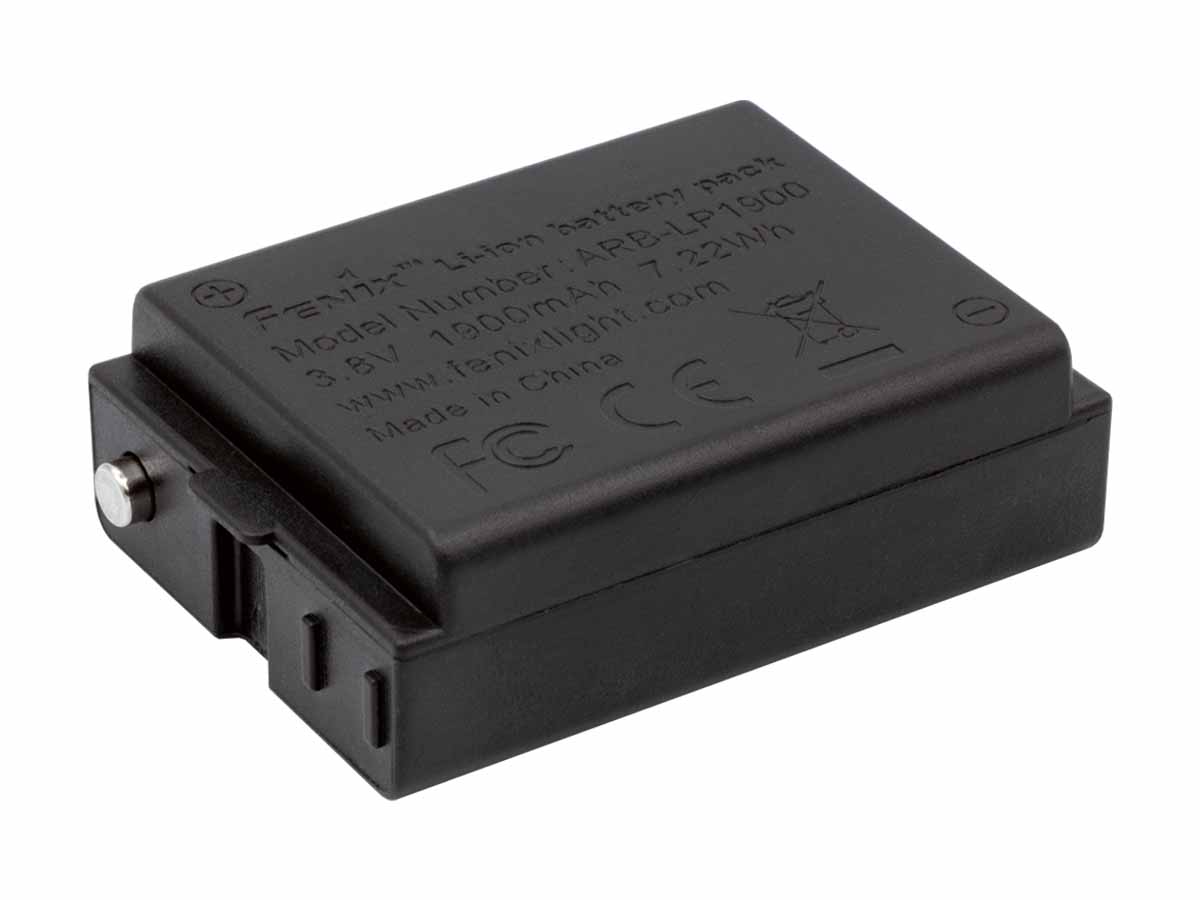 Fenix ARB LP1900 Rechargeable Battery - 18650 Lithium-ion Battery Pack with USB-C Charging for Flashlights, Headlamps & Outdoor Gear | Perfect for Camping, Hiking & Emergency Power Backup