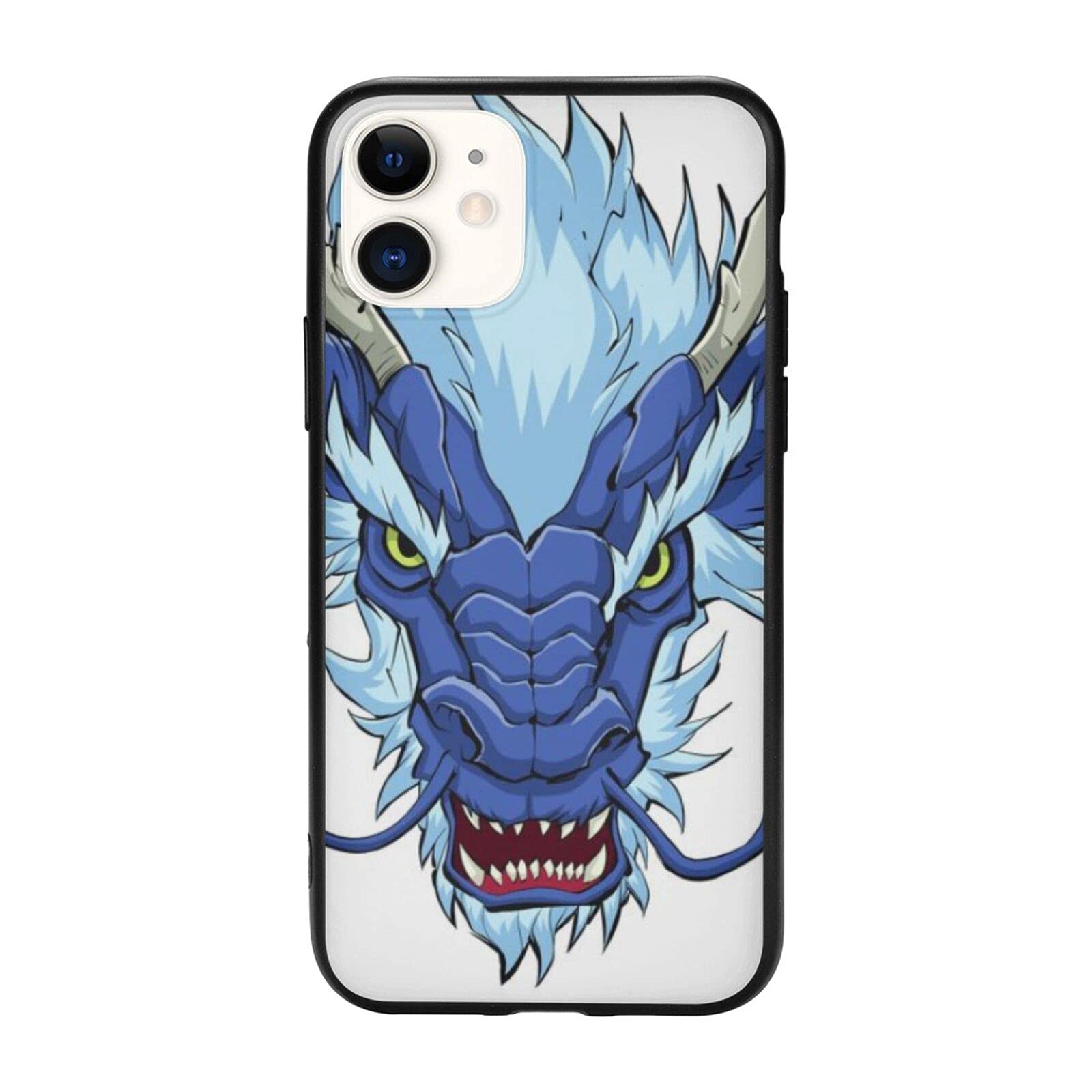 **Dragon Cartoon Pattern Soft Silicone Phone Case for iPhone 11 Pro Max (6.5 Inch) - Protective Bumper Cover for Boys, Girls, Women & Men - Perfect for Daily Use, School, Work & Outdoor Activities**