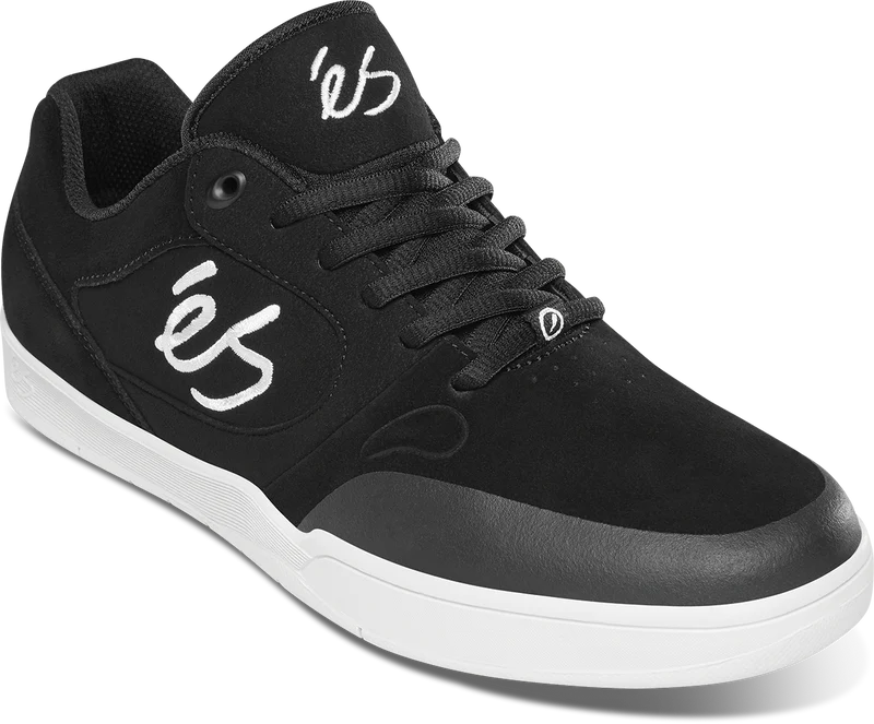 Es Swift 1.5 Running Shoes for Men - Lightweight Black/White Gum Sneakers for Jogging, Gym Workouts & Casual Wear