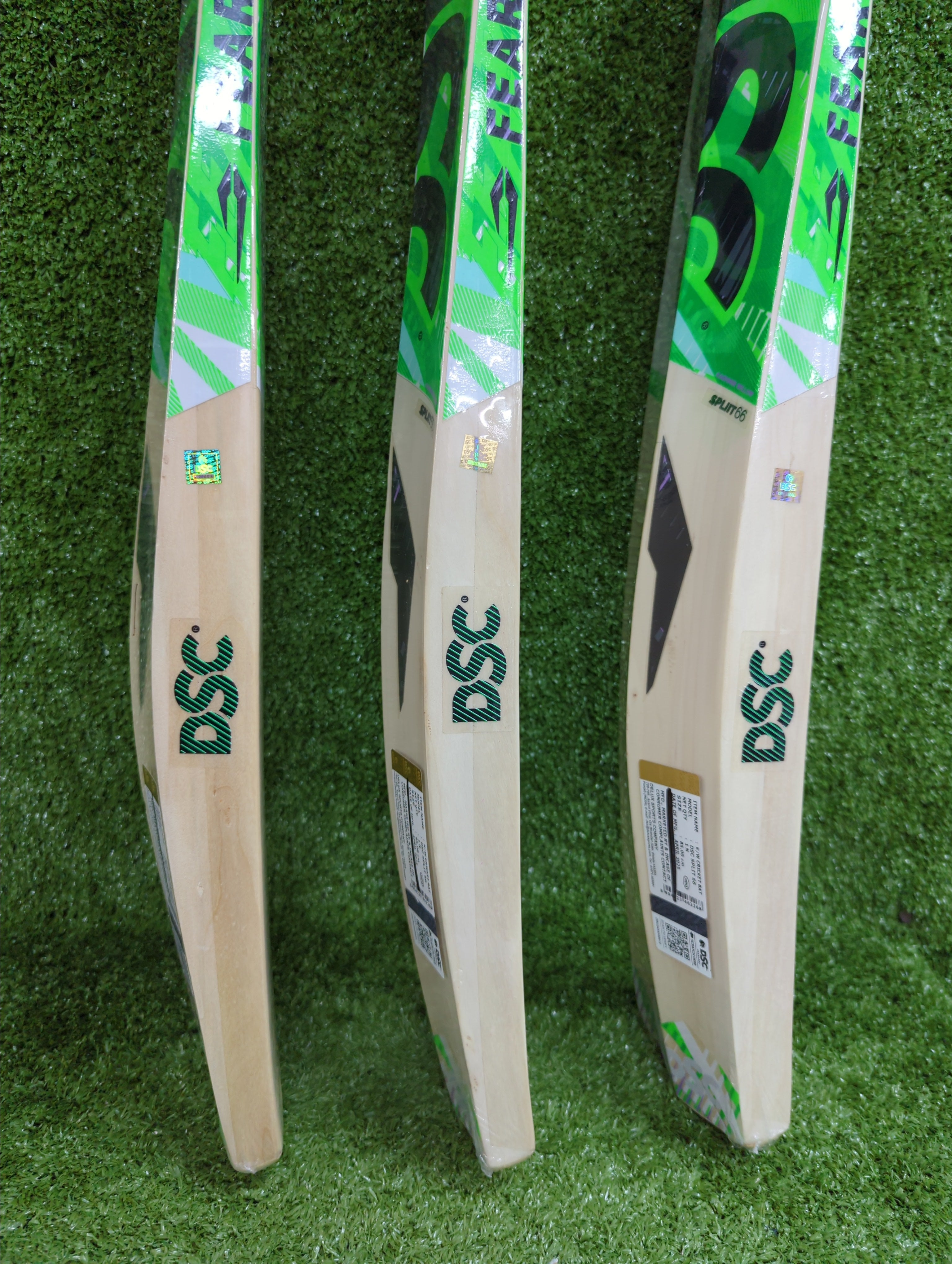 Premium DSC SPLIT 66 Kashmir Willow Cricket Bat - Lightweight & Durable for Professional Play - Perfect for Matches, Practice & Training Sessions