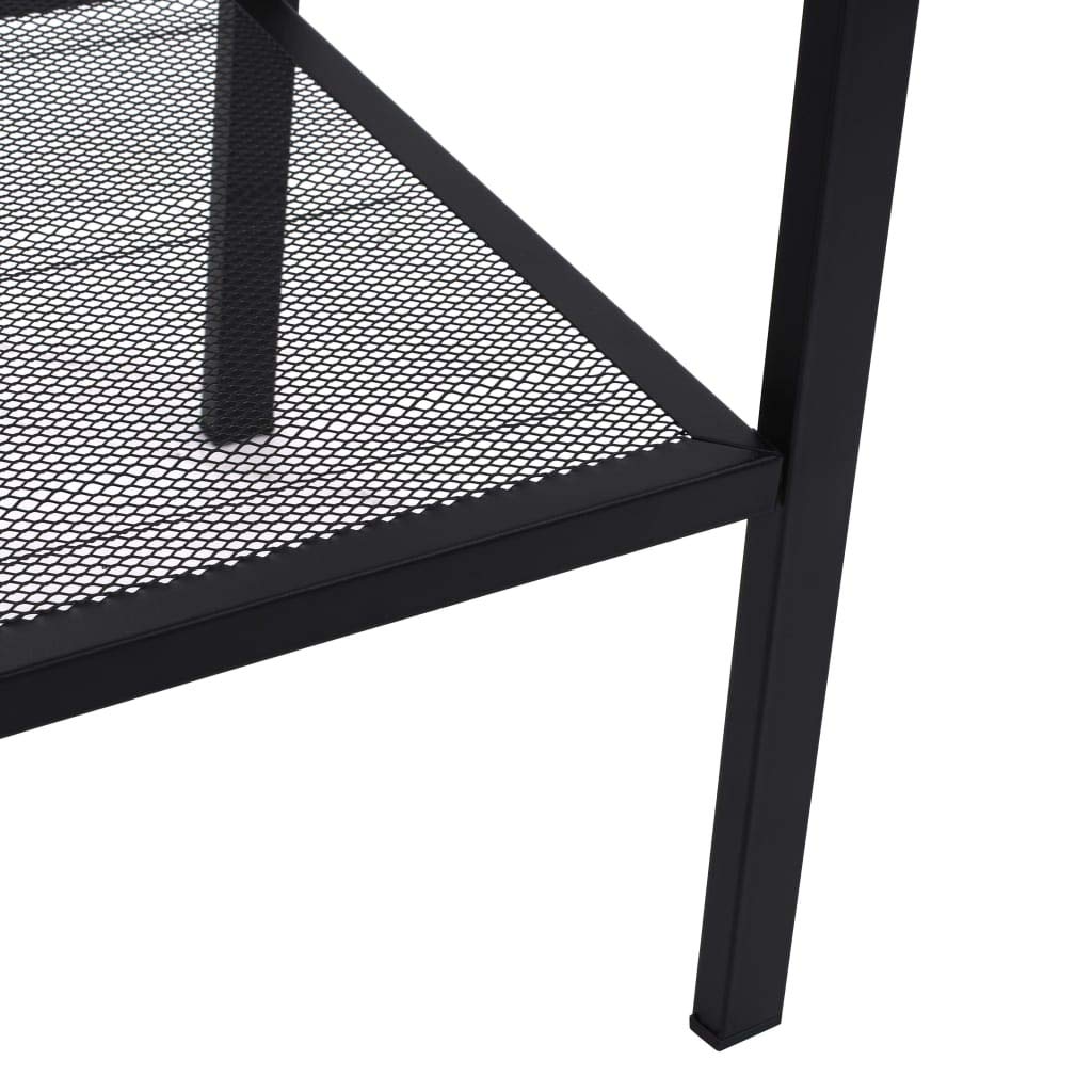 FAMIROSA 4-Tier Metal Ladder Bookcase - Black | Modern Bookshelf for Living Room, Bedroom & Office Storage