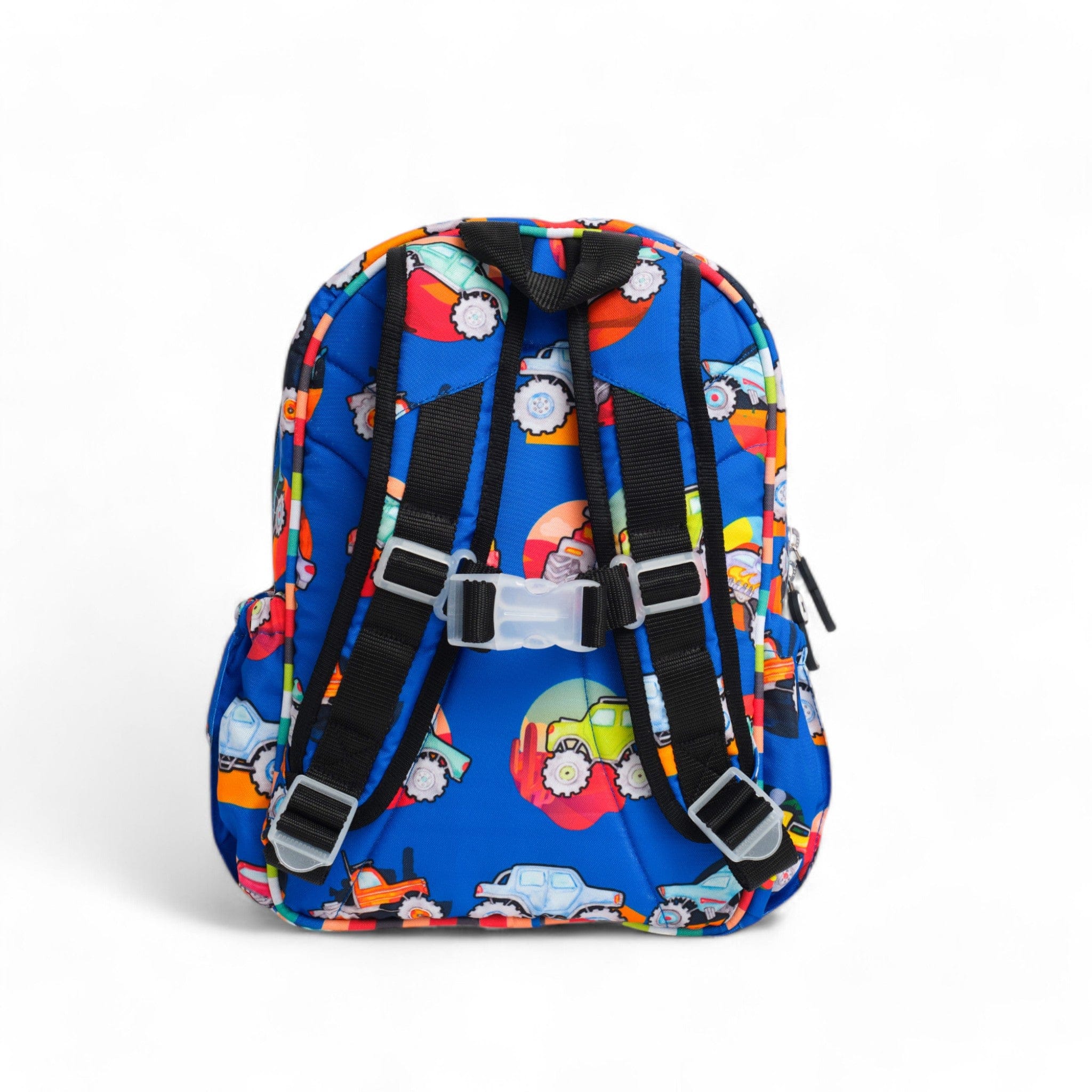 Monster Truck Themed Small Backpack for Kids - Durable & Lightweight School Bag for Boys & Girls - Perfect for School, Travel & Outdoor Adventures