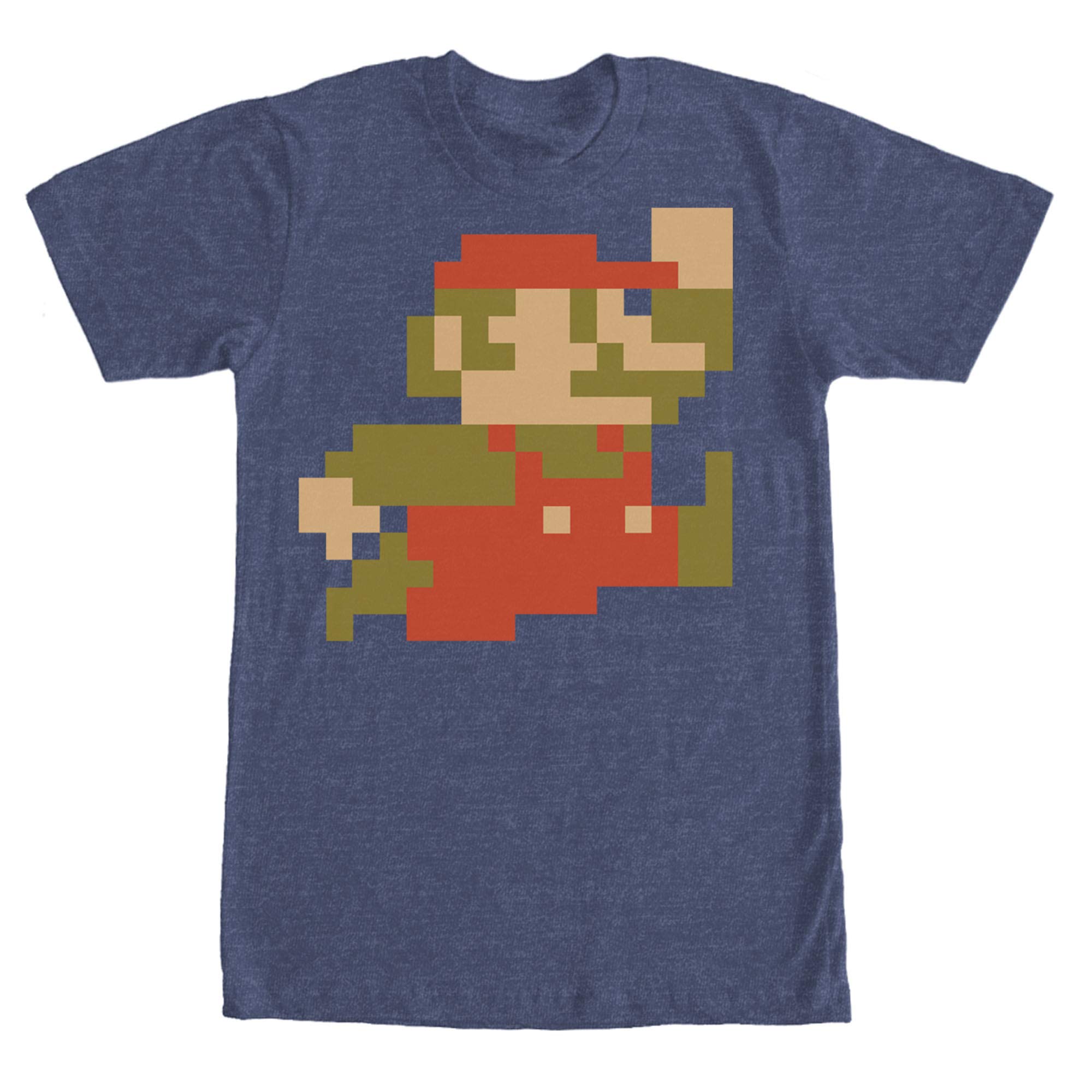 Nintendo Men's Big Little M Graphic T-Shirt - Cool Gaming Tee for Casual Wear & Gamer Outfits