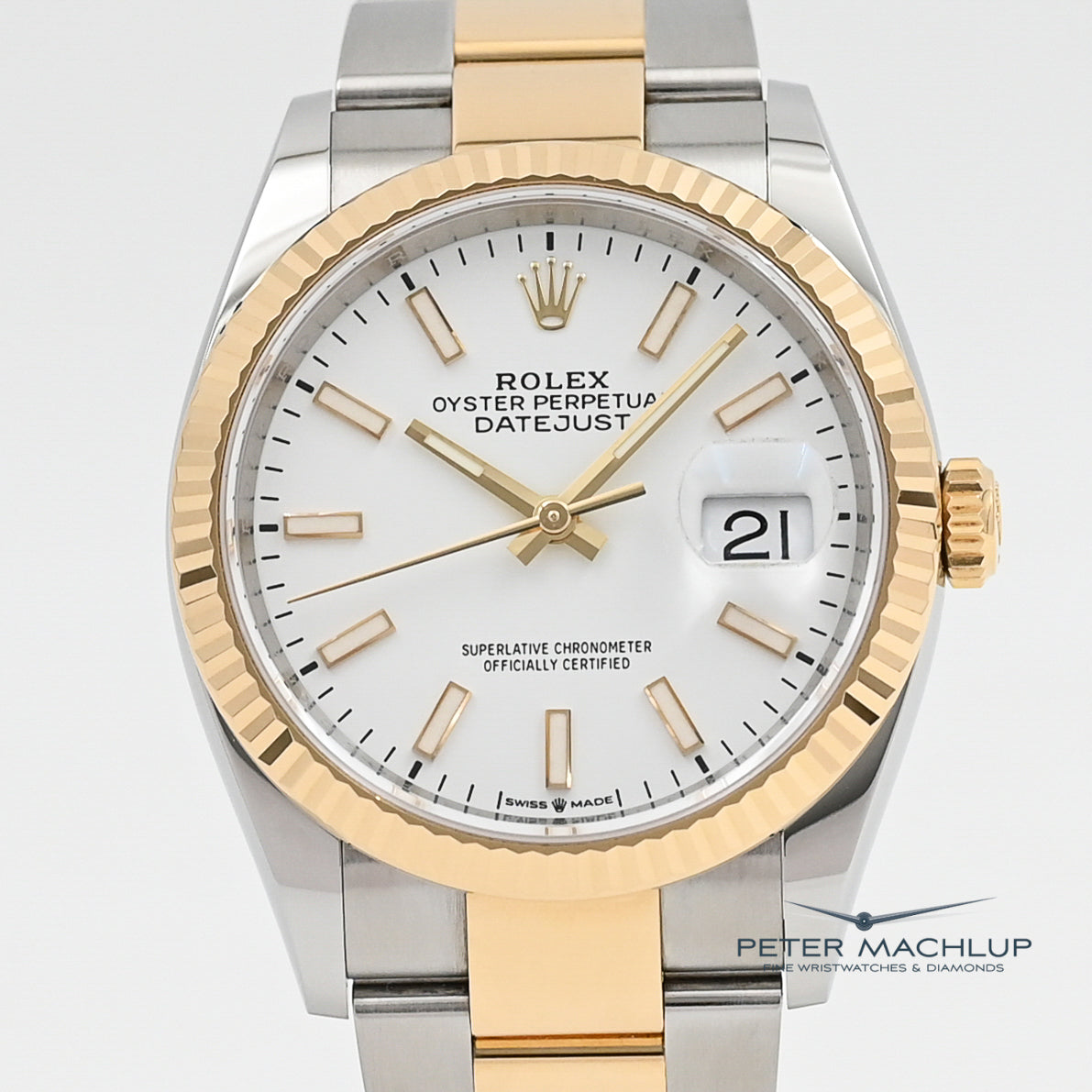 Rolex Datejust 36 Stainless Steel Watch 2019 Model - Luxury Automatic Timepiece for Men, Perfect for Business & Formal Occasions