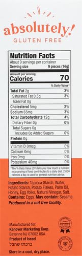Absolutely Gluten Free Crackers - Original Flavor 4.4oz (Pack of 6) | Healthy Snack for Kids & Adults | Perfect for School Lunches, Office Snacks & Travel