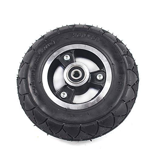 200x50 (8x2) Solid Filled Mobility Scooter Wheelchair Tire - Compatible with Razor E100 E125 E200 & Vapo Electric Scooters - Durable Replacement Tire for Indoor/Outdoor Use
