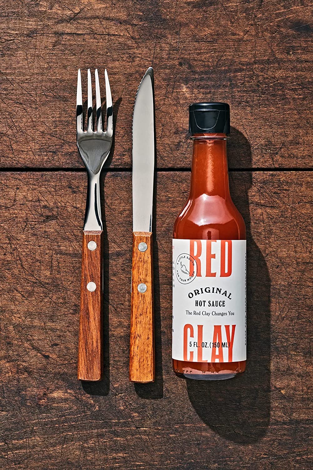 Red Clay Hot Sauce Original Southern Style - Gluten Free, Sugar Free, Keto Friendly Condiment & Marinade | Sustainably Sourced Mild Heat Hot Sauce | Made in USA 5oz 2-Pack | Perfect for Wings, Tacos, BBQ & Cooking