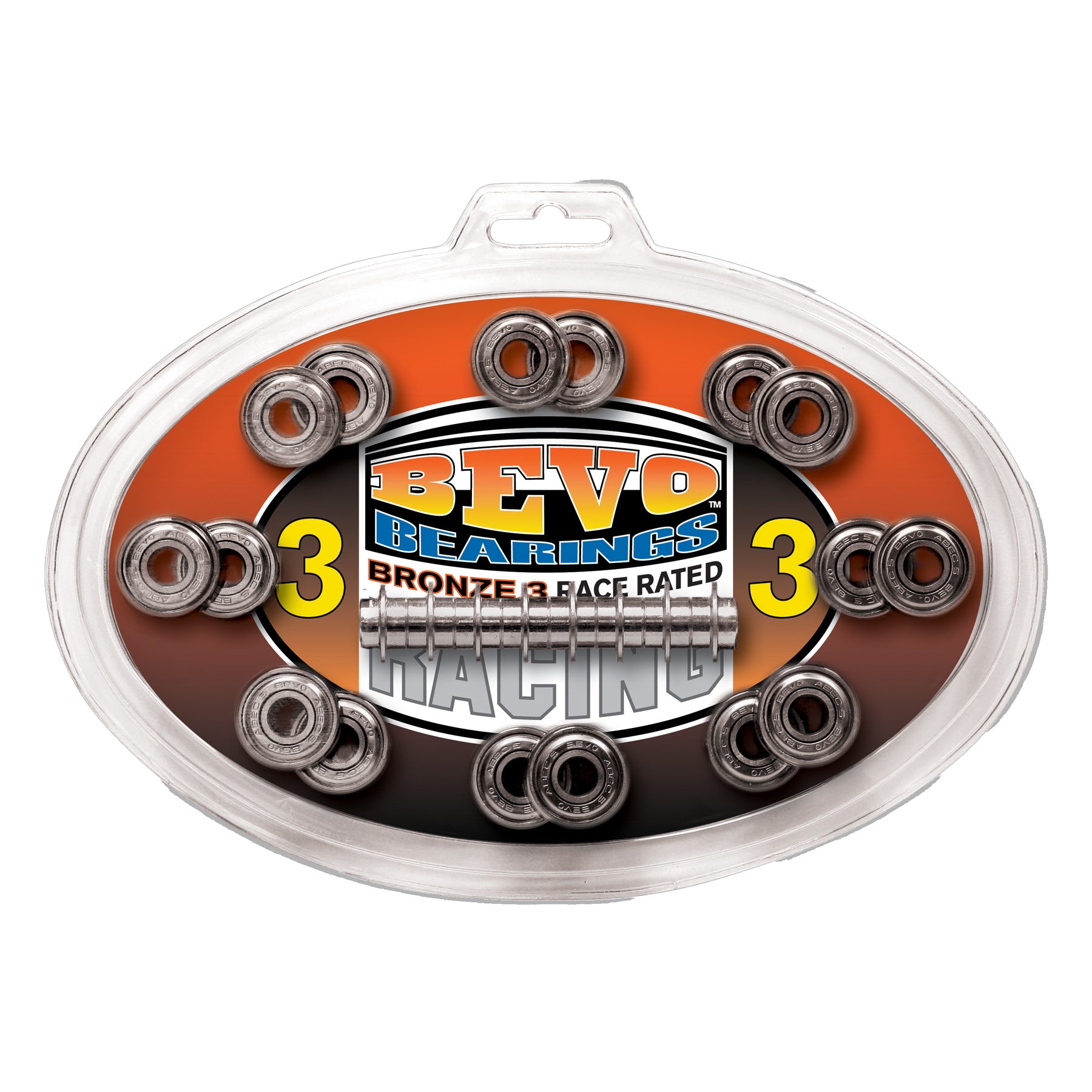 High-Performance Bronze 3 Race Rated Bevo™ Bearings for RC Cars, Drones & Robotics - Durable Precision Bearings for Racing, Hobby & DIY Projects