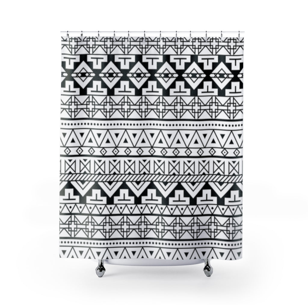 Stylish Southwestern Shower Curtain - Waterproof Bathroom Decor for Boho & Western Home Decor | Perfect for Guest Bathrooms & Southwestern Theme Interiors