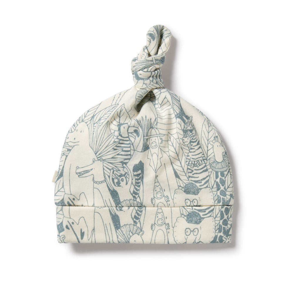 Hello Friends Organic Cotton Knot Hat - Soft & Stylish Beanie for Women & Men - Perfect for Winter, Fall & Outdoor Activities