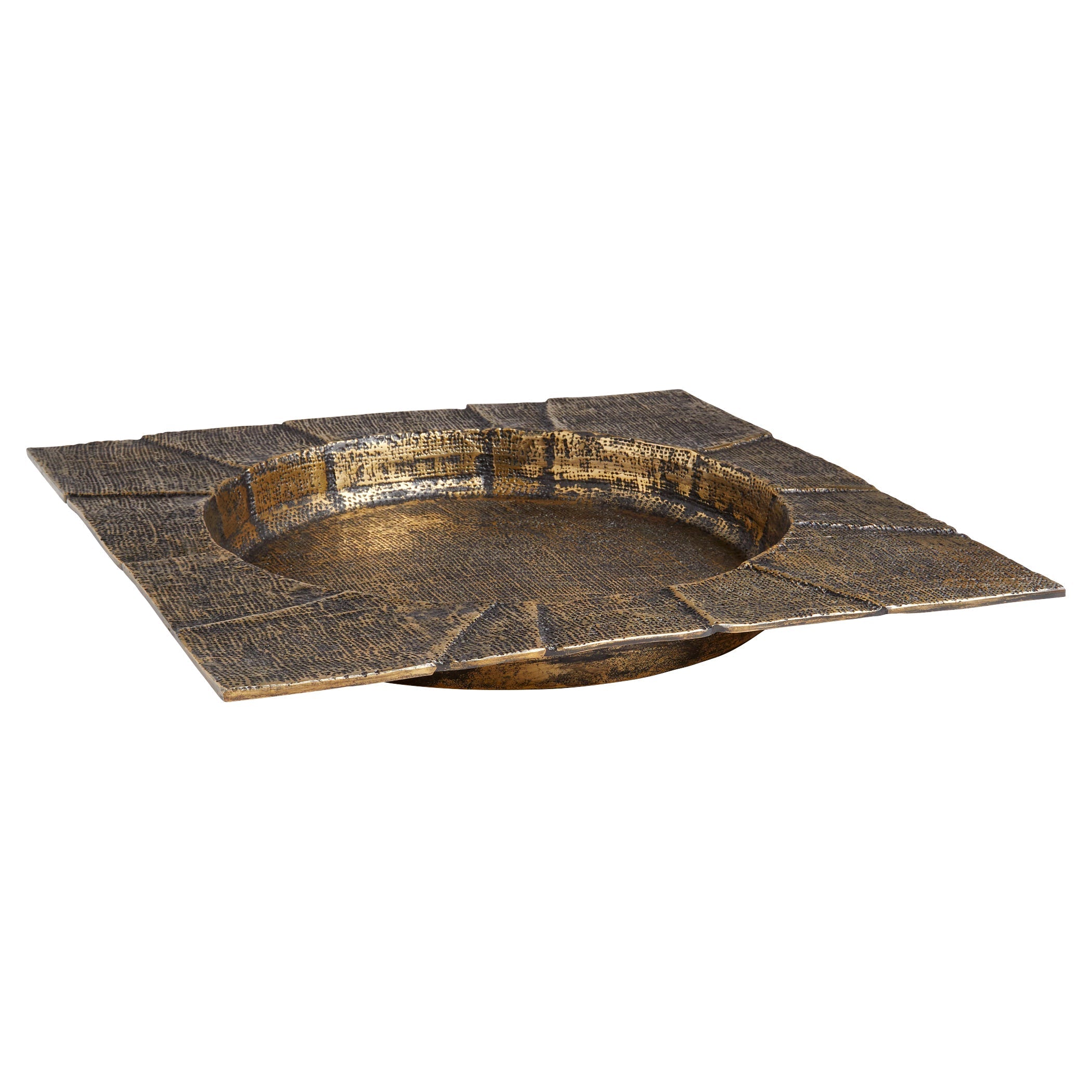 Cyan Design 11656 Baxter Tray - Antique Brass Small Serving Tray for Coffee, Tea, and Breakfast in Bed | Elegant Home Decor Accessory