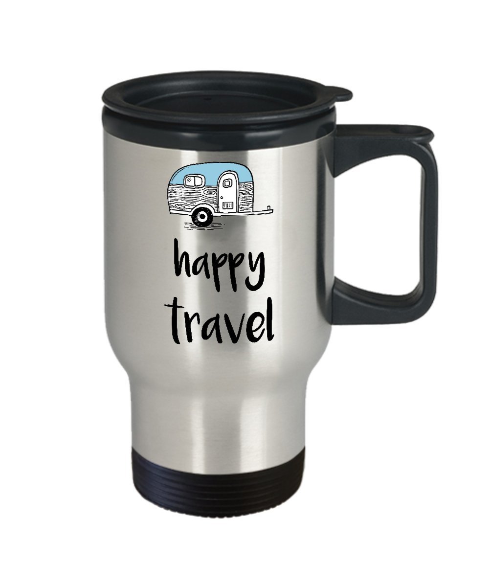 Airstream Travel Mug - Insulated Stainless Steel Coffee Cup for Camping, Road Trips & Outdoor Adventures - Funny Gift Idea for Car Campers & Travel Lovers