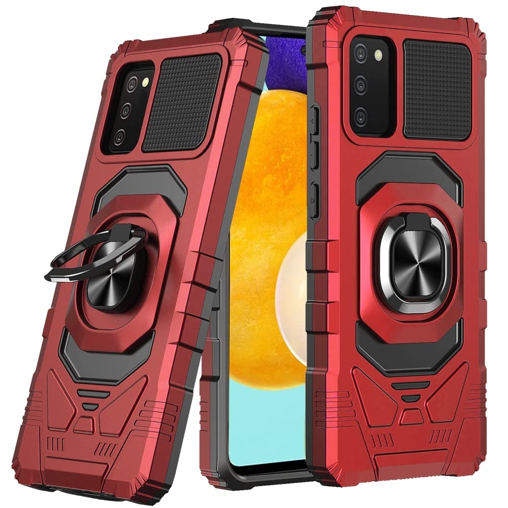 **Nokia G400 5G N1530DL Rugged Phone Case with Magnetic Ring Stand, Extreme Band, Stylus Pen & Pry Tool - Shockproof Protective Cover for Work, Travel & Outdoor Adventures (Red)**