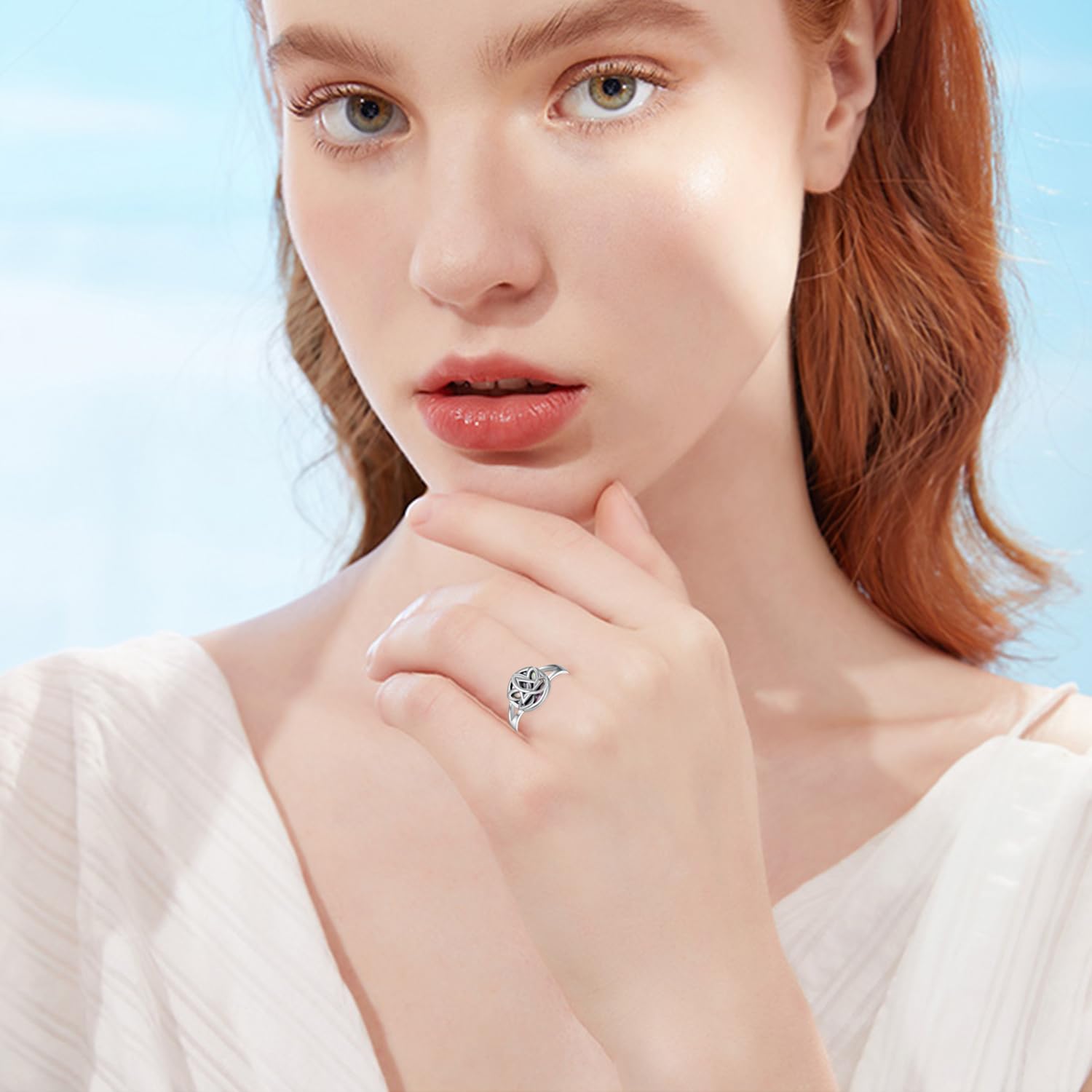 925 Sterling Silver Alcoholics Anonymous Ring - Lotus AA Sobriety Jewelry for Women, Inspirational Recovery Gift for Sobriety Milestones, Birthday & Special Occasions