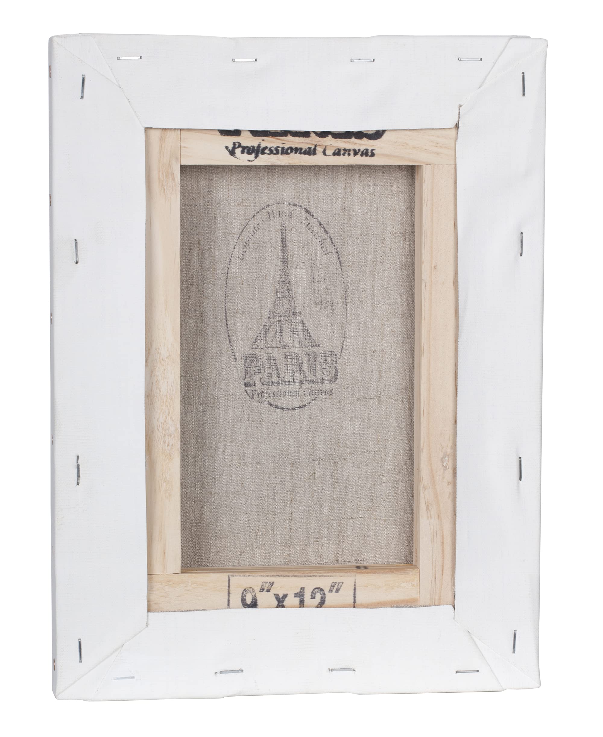Premium Heavy Duty European Style Linen Canvas 3-Pack - 16x20