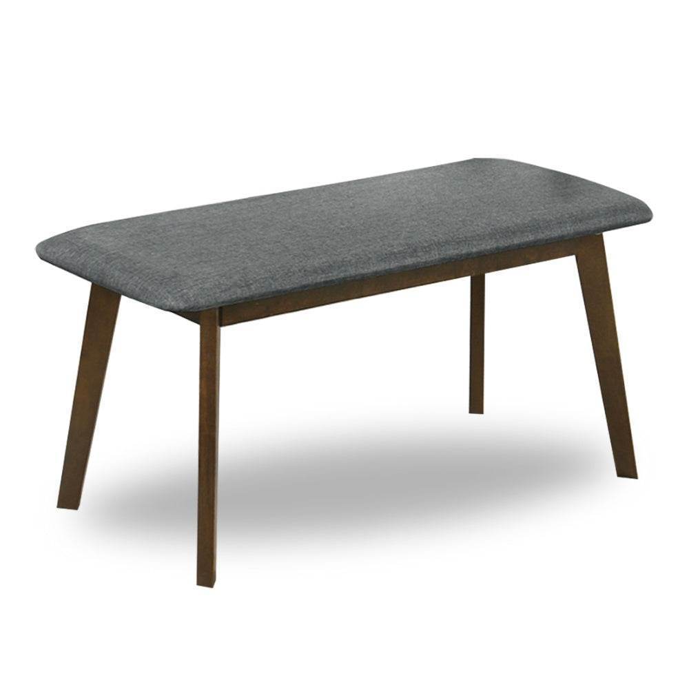 Edgar Solid Wood Dining Bench - Rustic Farmhouse Style Kitchen Table Bench for Dining Room, Breakfast Nook & Outdoor Patio Seating