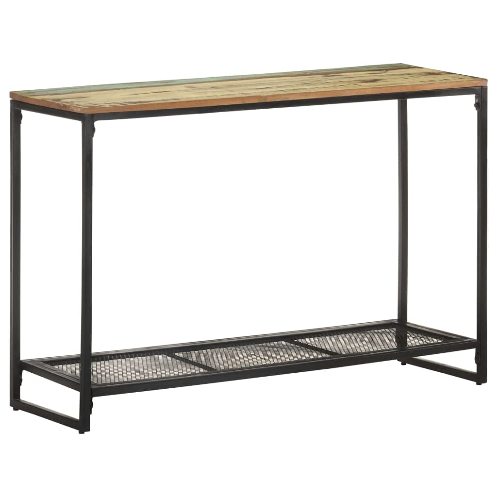 Industrial Style Console Table with Storage Shelf - 43.3