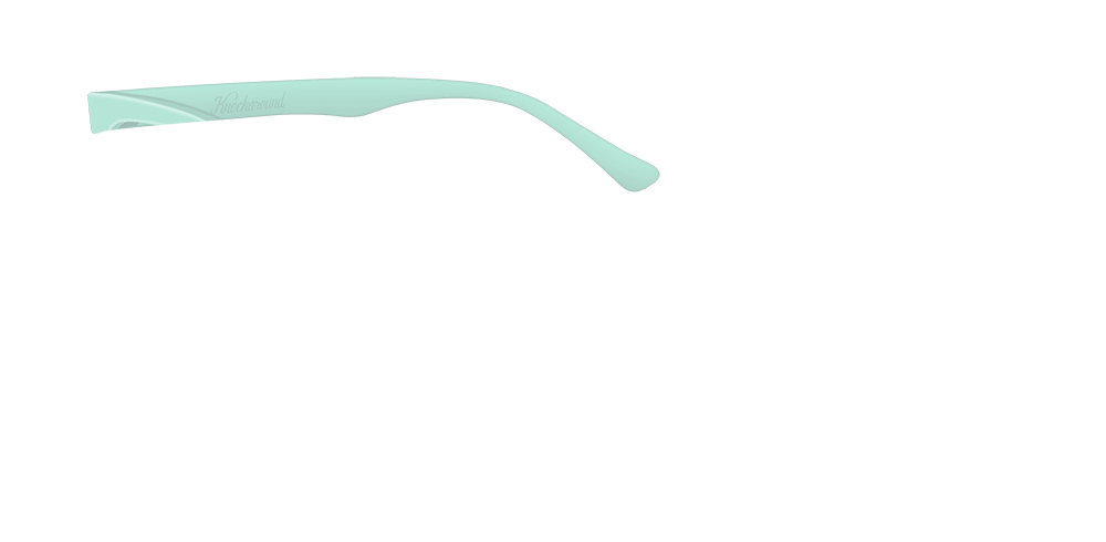 Custom Knockaround Paso Robles Sunglasses - Mint Green Frame with Arm Design for Outdoor Sports, Beach & Driving