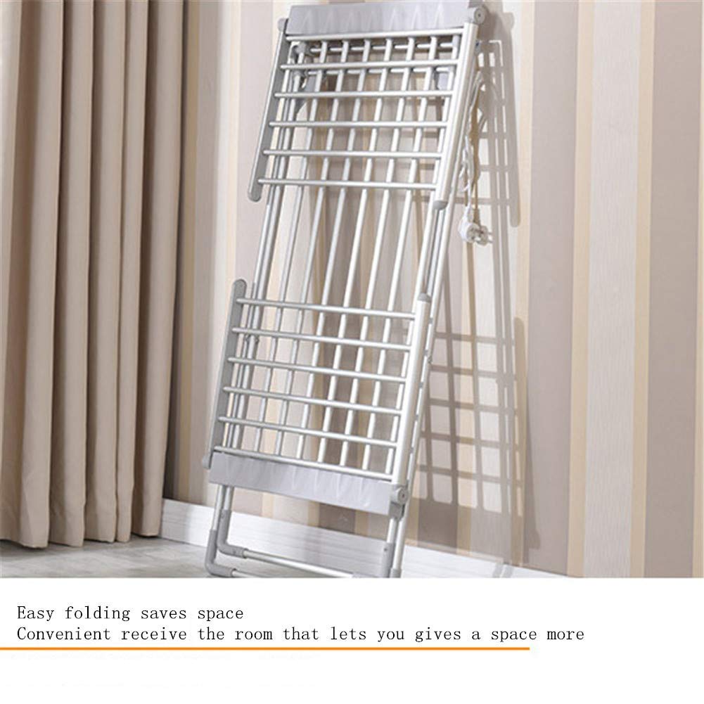 Portable Electric Clothes Dryer & Towel Warmer - 230W Folding Heated Drying Rack with 20 Bars, Energy Efficient Indoor Laundry Solution for Small Spaces & Fast Drying - Perfect for Apartments, Dorms, and Cold Weather Use