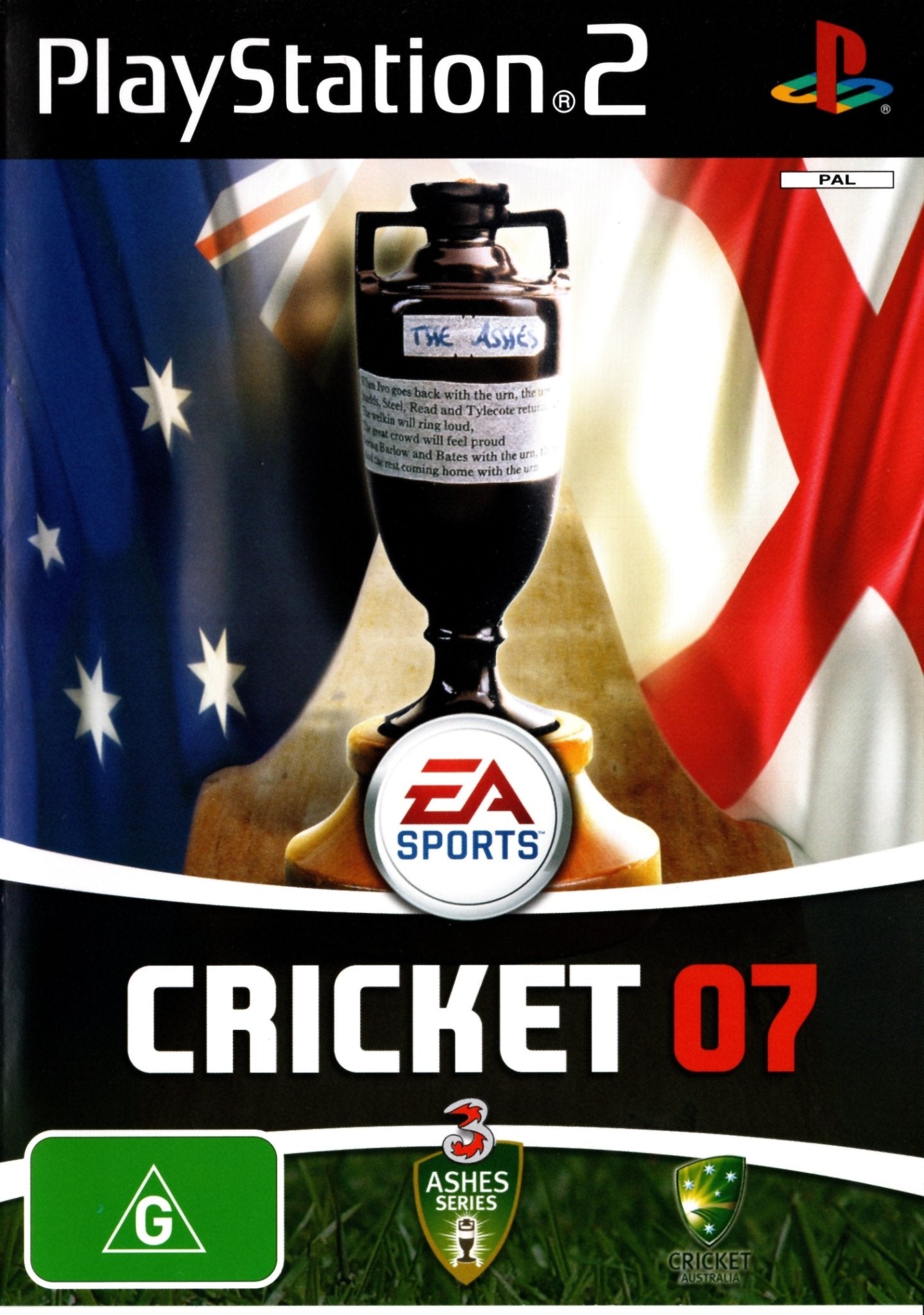 Cricket 07 - PlayStation 2 PS2 Game (PAL Version) | Sports Simulation Video Game for Cricket Fans | Perfect for Retro Gaming & Sports Enthusiasts