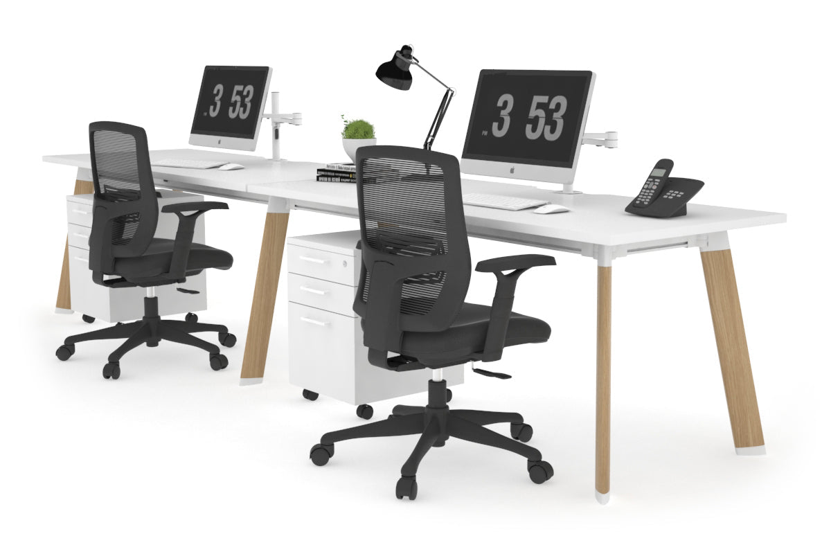 2 Person Office Workstation with Cable Management - 1800L x 800W Switch Desk for Collaborative Workspaces | Perfect for Shared Offices, Coworking Spaces & Home Offices