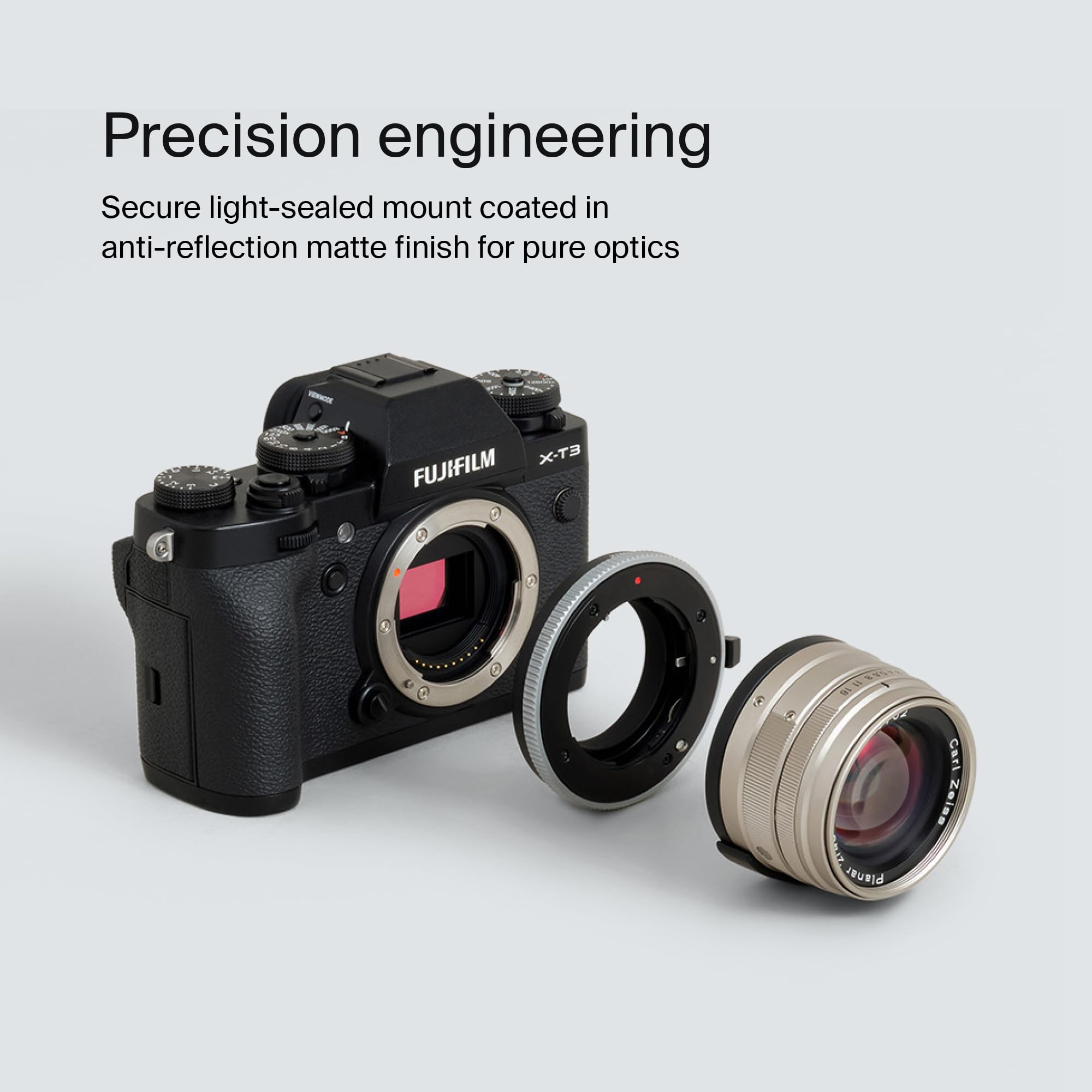 Urth Lens Mount Adapter - Contax G to Fujifilm X Camera Adapter | Seamless Compatibility for Vintage Lenses | Perfect for Travel & Street Photography