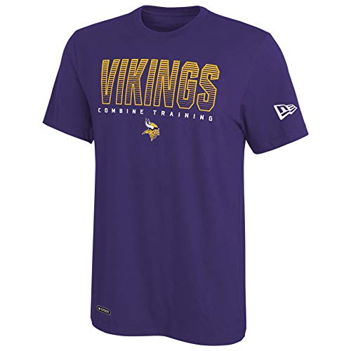 New Era NFL Team Logo Men's T-Shirt - Official Licensed Football Jersey Tee for Sports Fans & Game Day Outfits