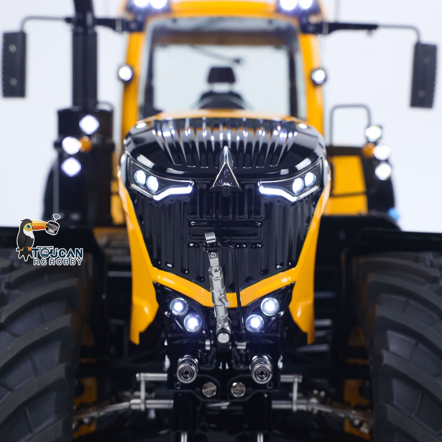 1/14 Scale LESU 4x4 RC Hydraulic Tractor Truck - 90% Metal Construction, RTR with PL18EV Lite Radio, Realistic Smoke & Sound Effects - Perfect for Farm Simulation, Off-Road Play and RC Hobby Enthusiasts