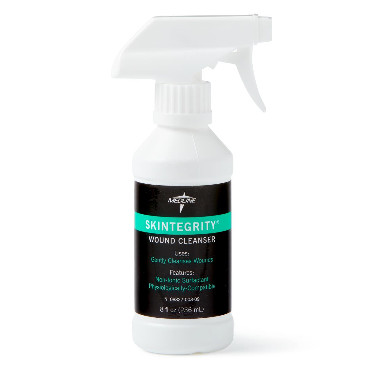 Skintegrity Wound Cleanser 8oz - Gentle Sterile Saline Solution for First Aid, Post-Surgical Care & Minor Wound Cleaning