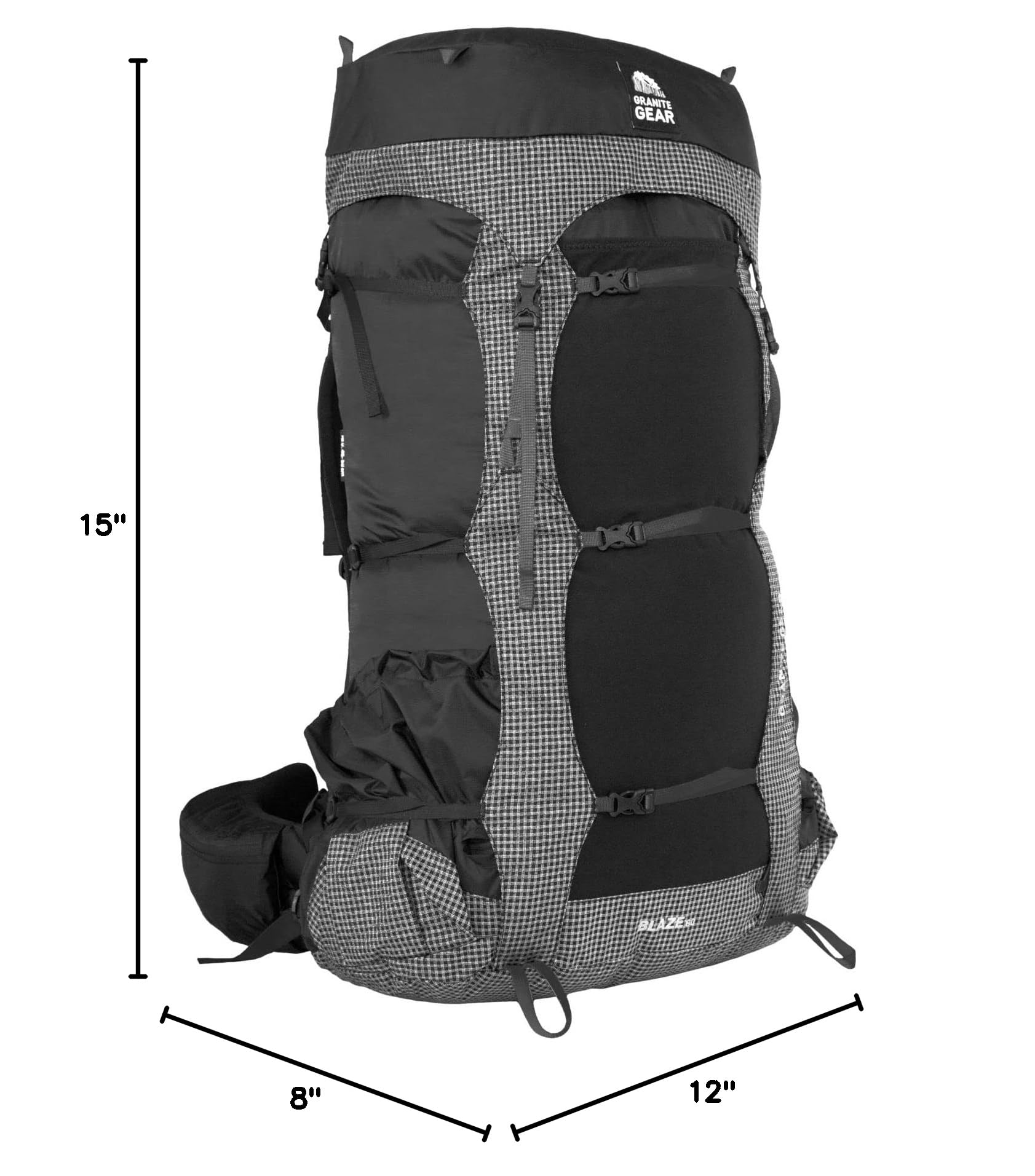 Granite Gear Blaze 60L Backpack - Lightweight Hiking Backpack for Men & Women - Durable Travel Backpacking Gear for Camping, Trekking & Outdoor Adventures