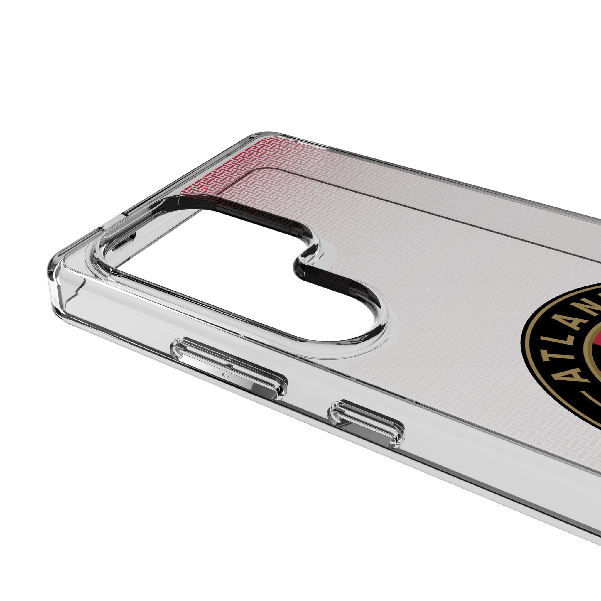 Atlanta United FC Clear Linen Phone Case for Samsung Galaxy - Slim Protective Cover for Everyday Use, Sports Events & Fan Showcases