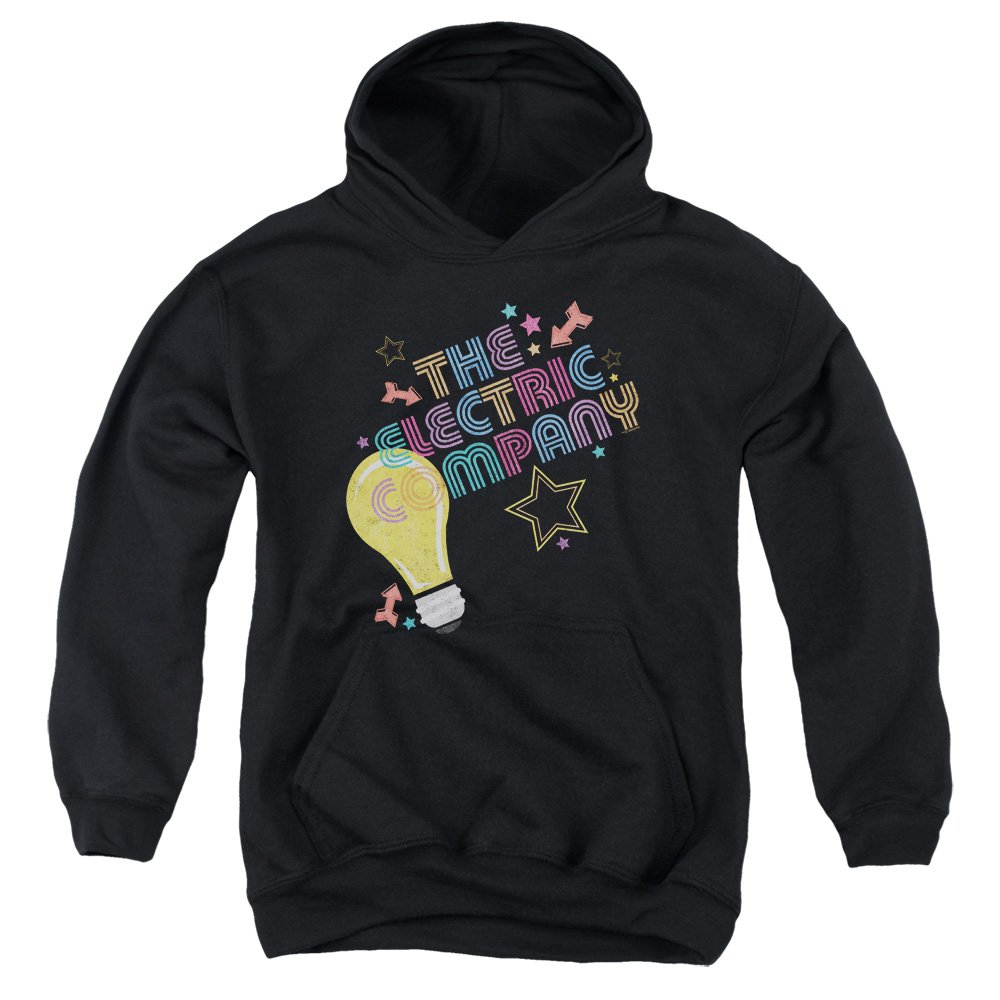 Trevco Electric Company Unisex Youth Pullover Hoodie with Electric Light Design - Cozy & Fun for Boys & Girls - Perfect for School, Sports & Outdoor Activities