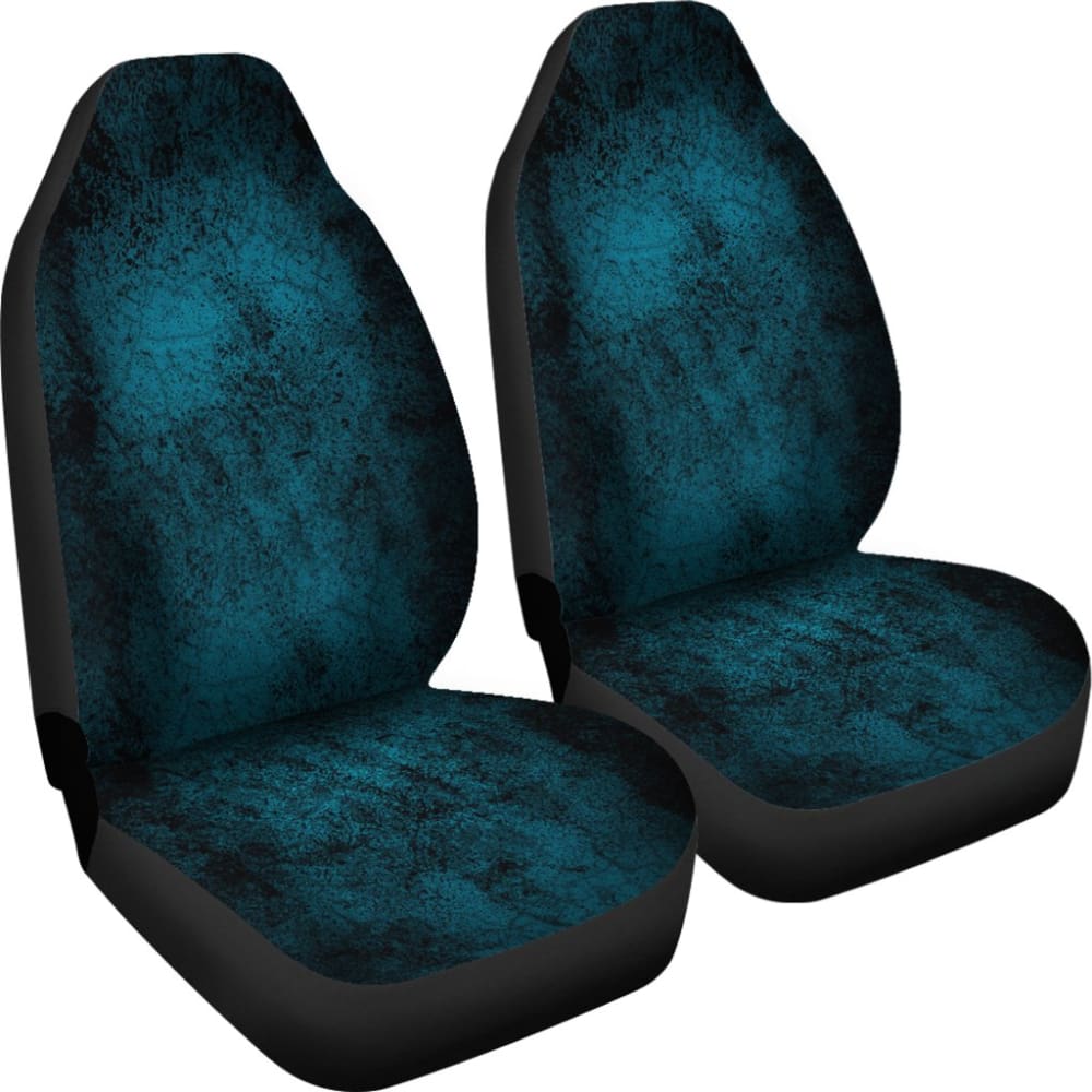 Premium Navy Blue Grunge Style Car Seat Covers - Universal Fit for Cars, Trucks & SUVs - Perfect Gift for Car Enthusiasts & Road Trips