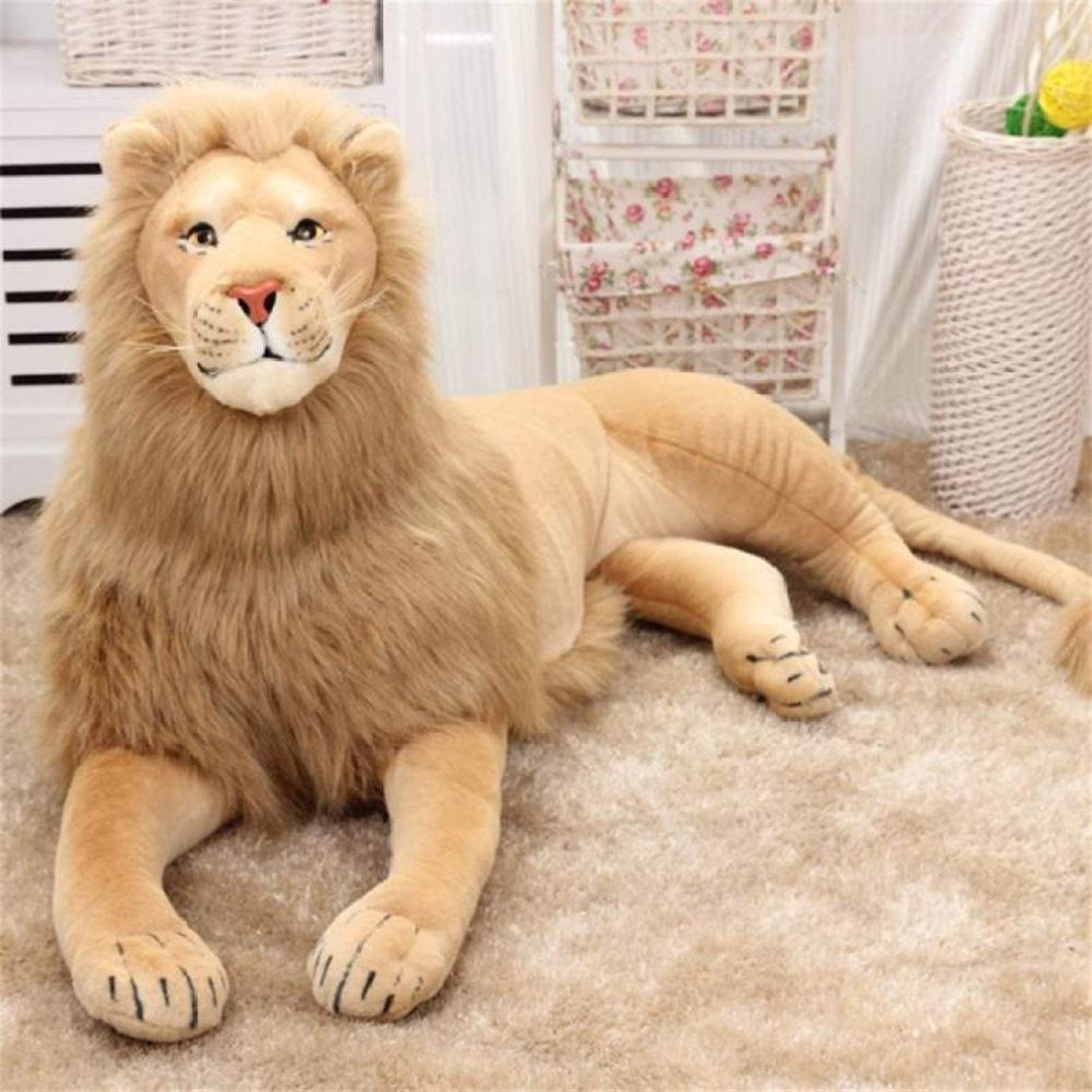 HAKAESR Soft Plush Lion Stuffed Animal Toy - 20.8
