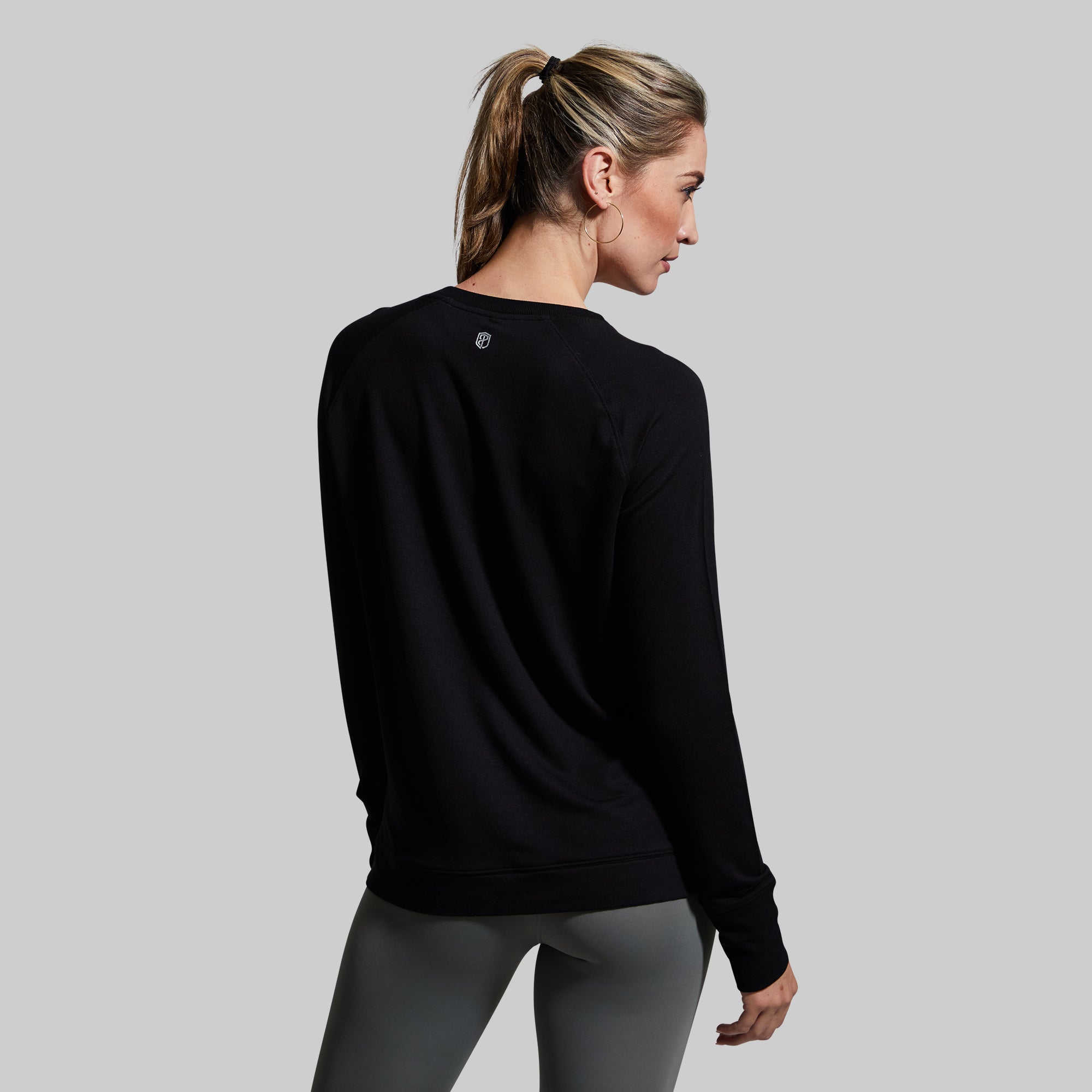 Daydream Long Sleeve Shirt for Women - Soft Comfortable Black Blouse for Casual Wear & Office Outfits