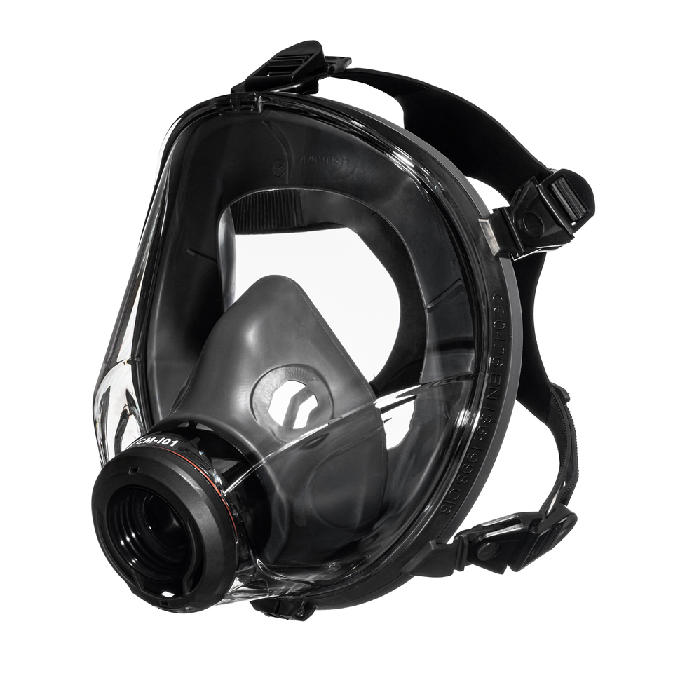 Mira Safety CM I01 Lightweight Full Face Respirator Mask - NIOSH Certified for Chemical, Biological & Industrial Protection - Ideal for Emergency Preparedness, DIY Projects & Workplace Safety