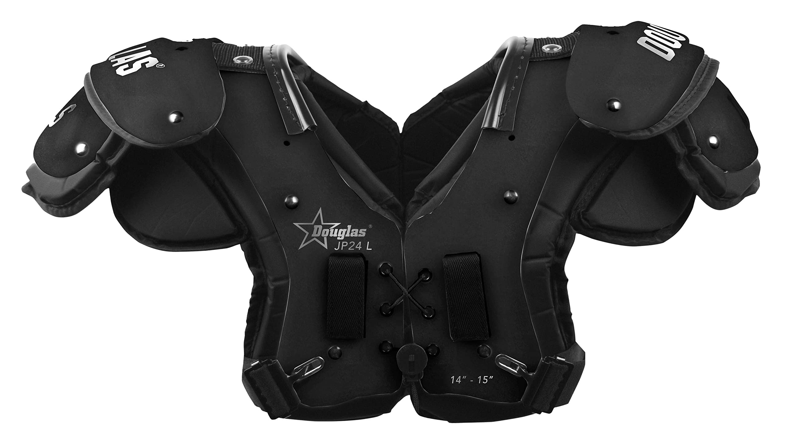 JP24 Junior/Youth Football Shoulder Pads - Lightweight Protective Gear for Kids & Teens - Ideal for Tackle Football, Training, and Youth Leagues