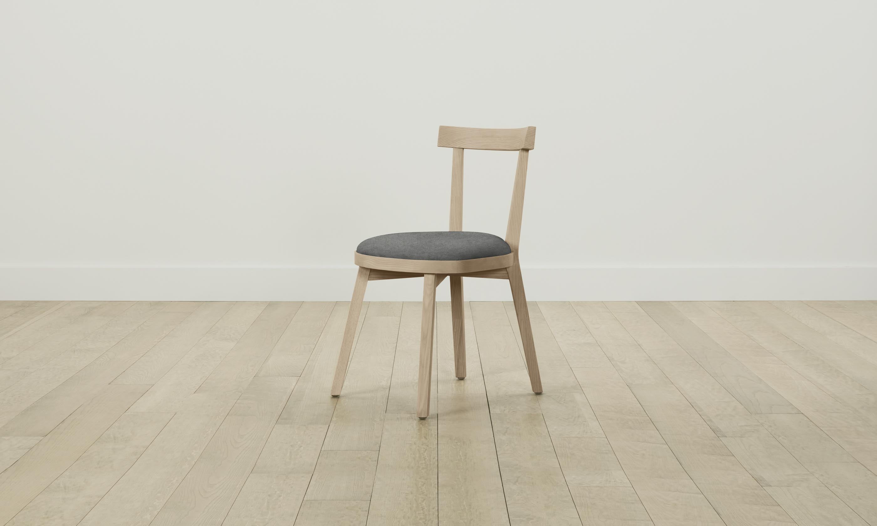 Allen Dining Chair - Performance Tweed Smoke Upholstered Modern Accent Chair for Kitchen, Dining Room or Office - Comfortable & Stylish Seating Solution