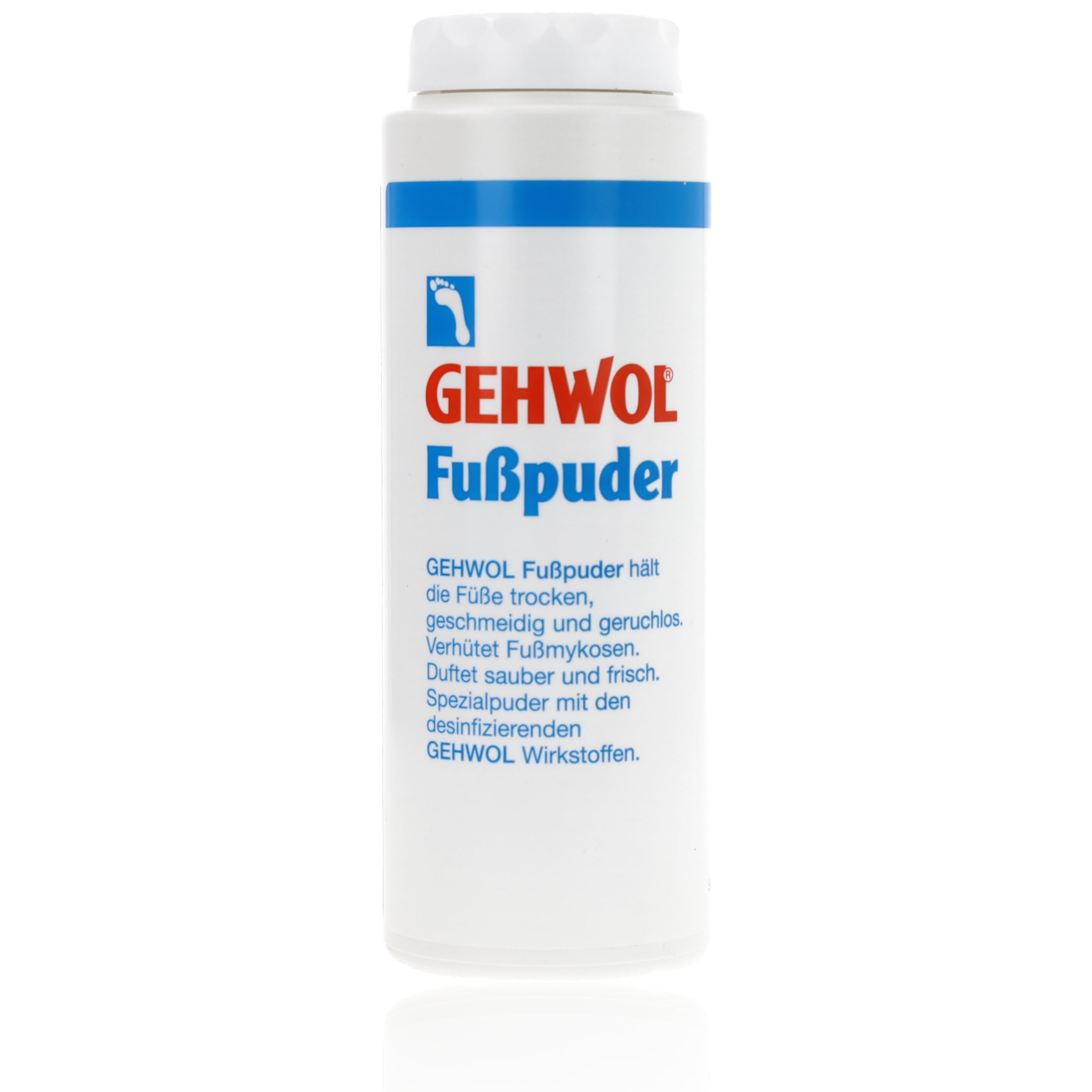 Gehwol Foot Powder for Sweaty Feet & Odor Control - 100g | Medicated Talc-Free Foot Care for Athletes & Daily Use - Ideal for Gym, Hiking & Work Boots