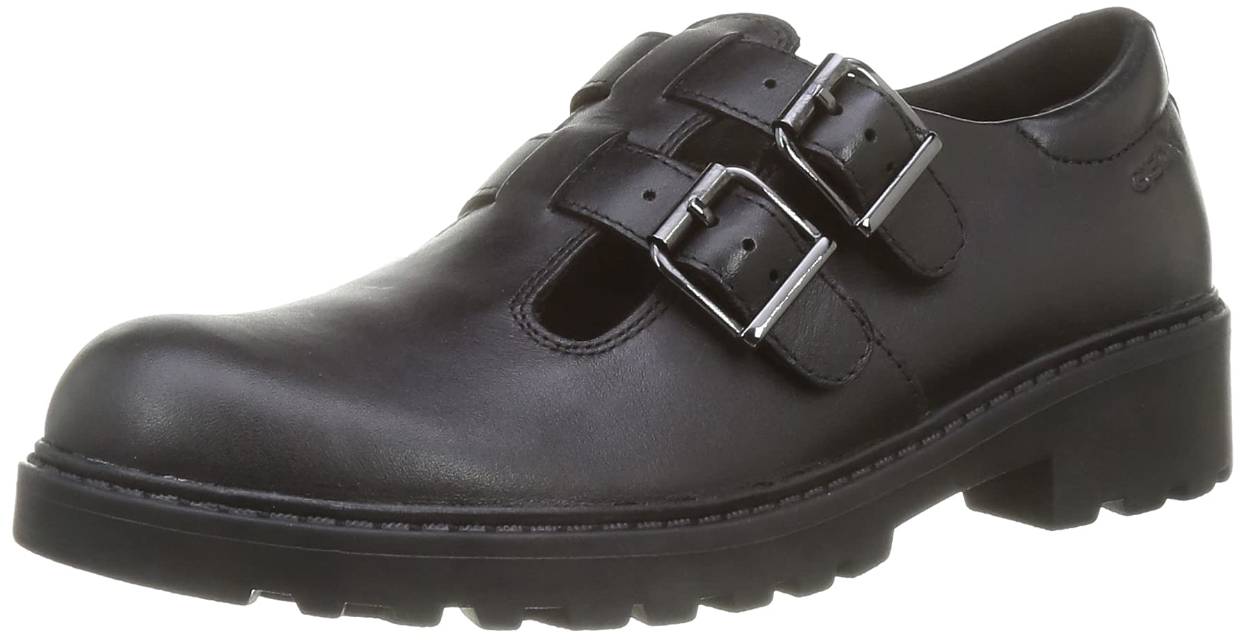 Geox Girl's J Casey D Ankle Boots - Waterproof Leather Boots for Girls, Comfortable School Shoes with Breathable Technology | Perfect for School, Outdoor Play & Everyday Wear