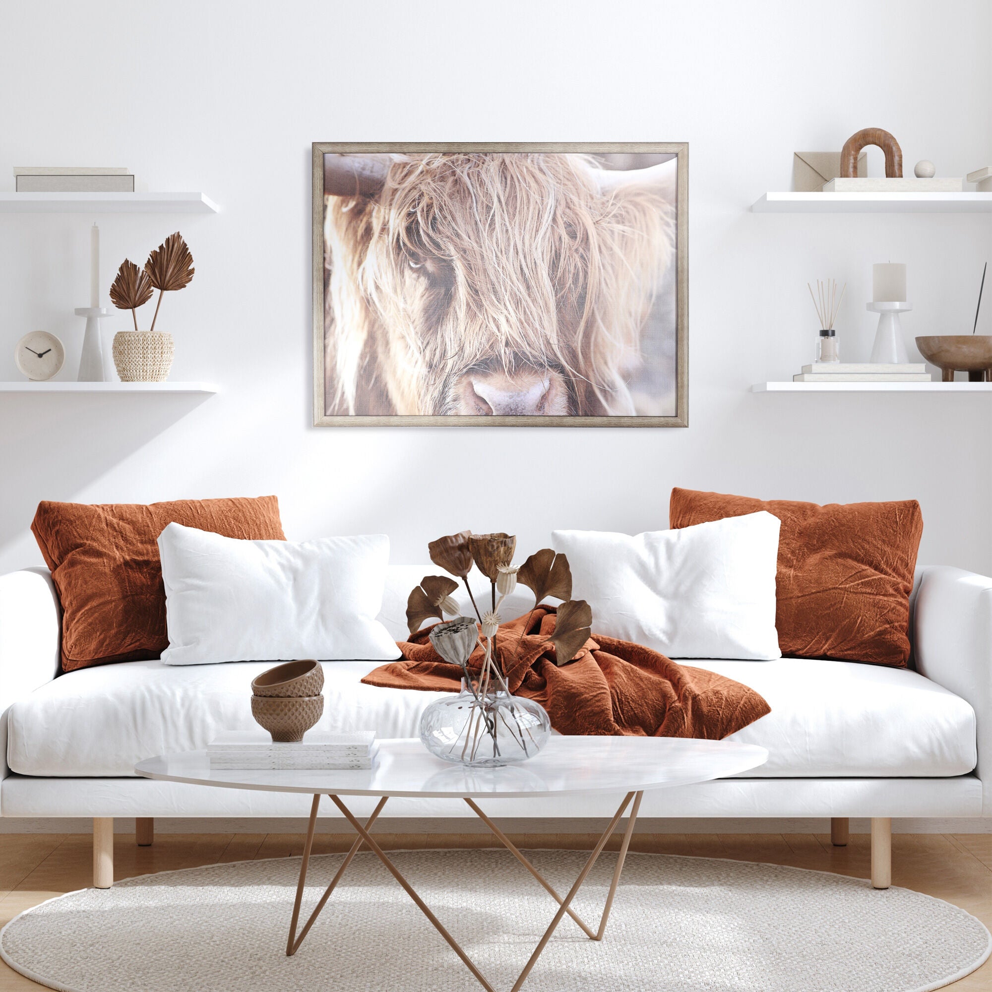 Angry Bull Wall Art - Modern Metal Bull Sculpture for Home & Office Decor | Perfect for Living Room, Bedroom, or Man Cave