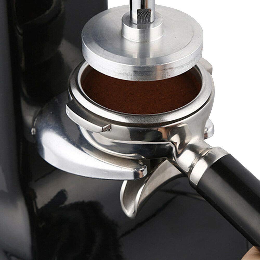 Premium 57.5mm Stainless Steel Manual Espresso Coffee Tamper - Professional Coffee Powder Press for Barista & Home Use - Perfect for Espresso Machines in Cafes & Kitchens